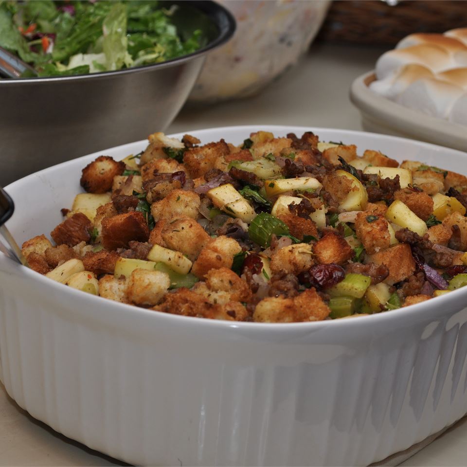 Cranberry, Sausage and Apple Stuffing image
