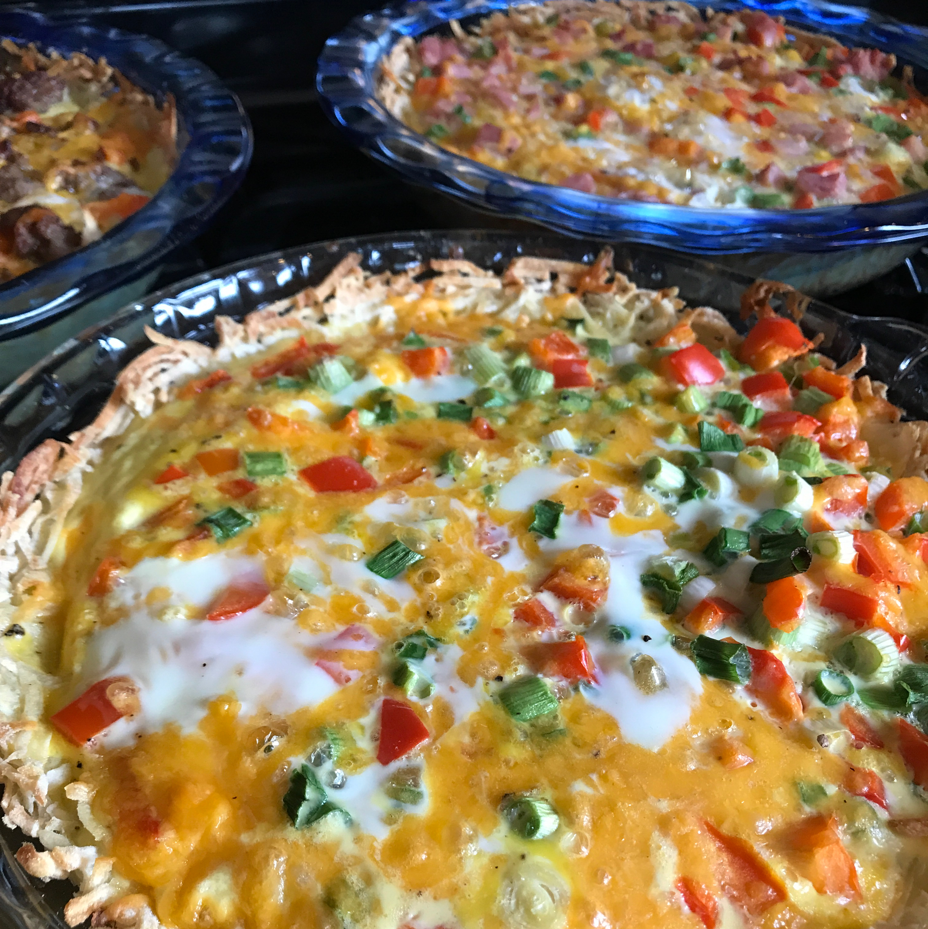 Ham and Hash Brown Quiche_image