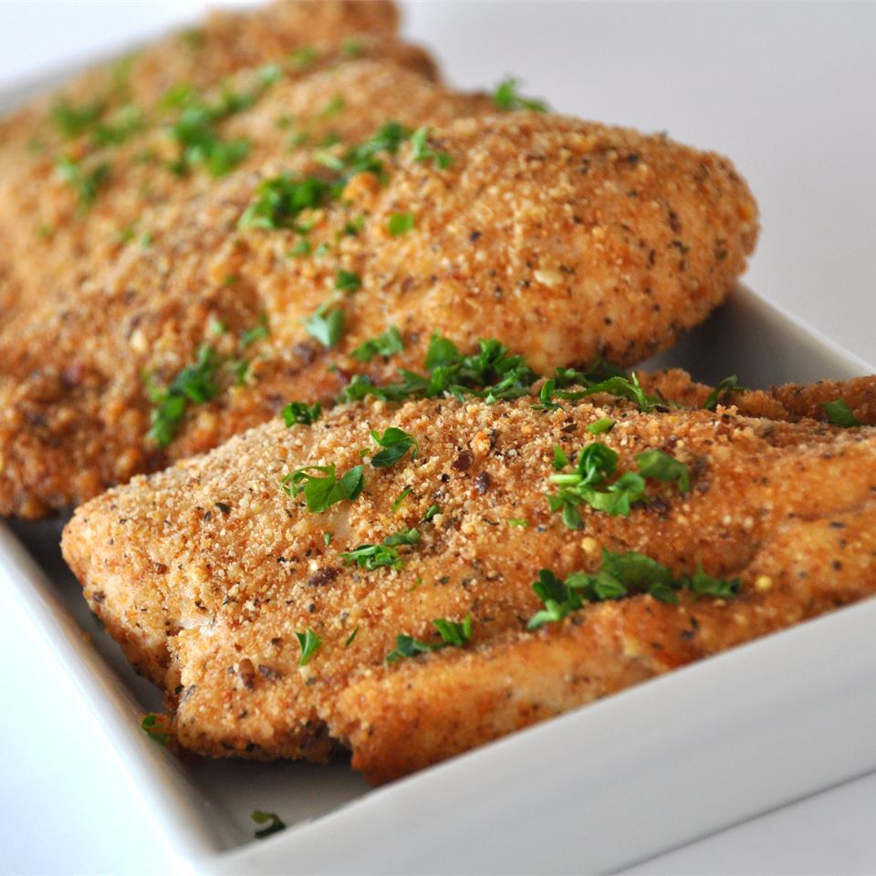 Baked parmesan crusted chicken recipe