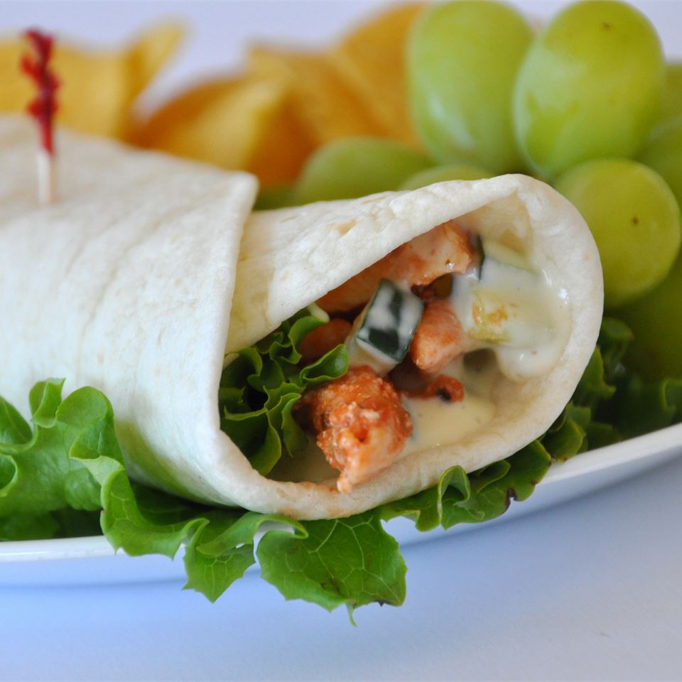 Simple Sweet and Spicy Chicken Wraps_image
