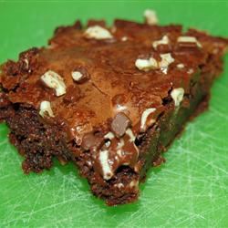 Melt in Your Mouth Mint Brownies image