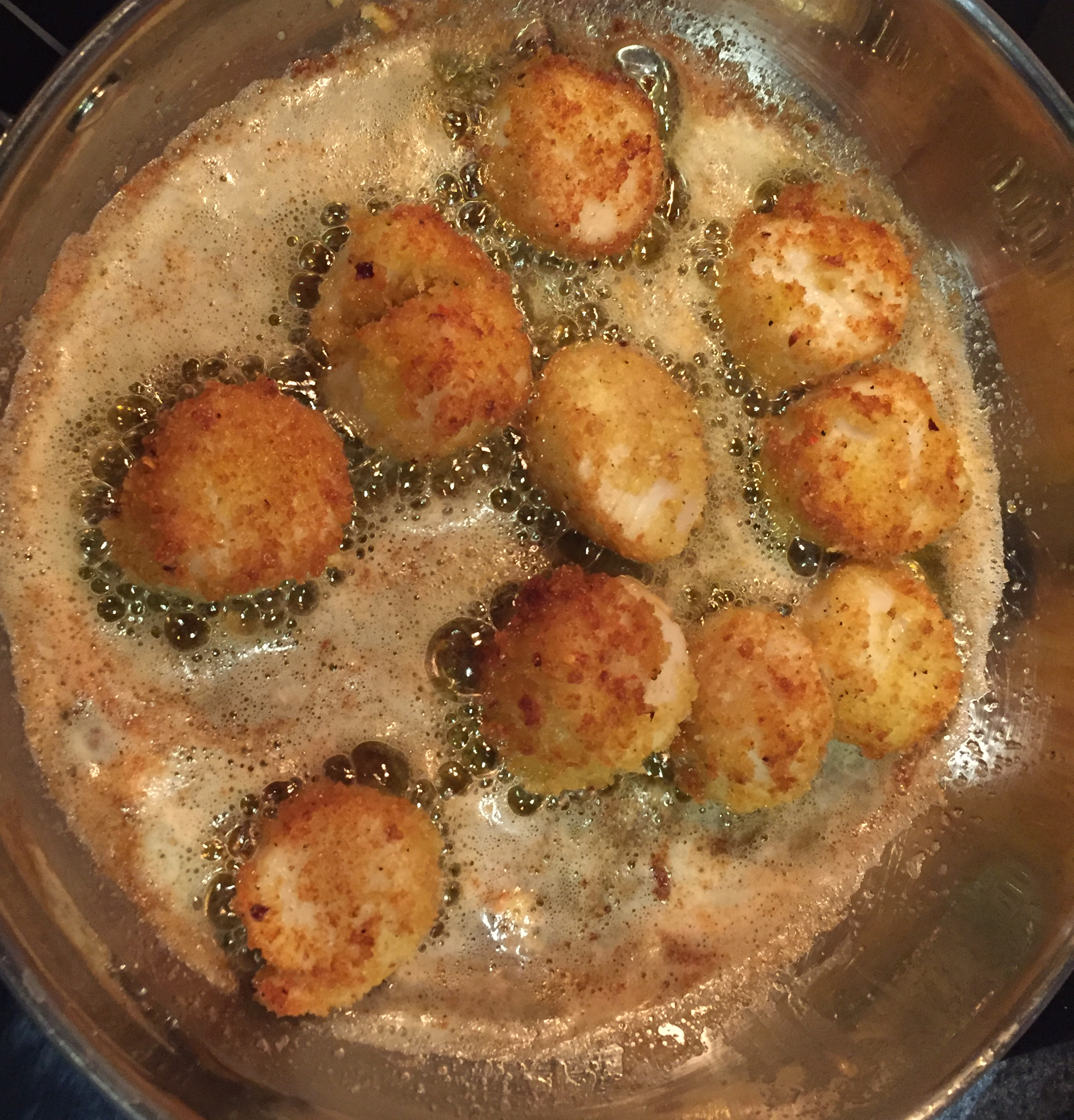 Breaded and Fried Scallops image