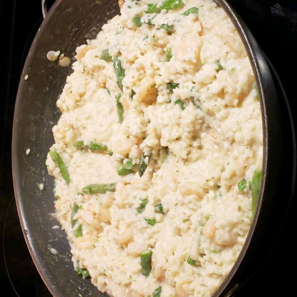 Garlic Shrimp and Asparagus Risotto Recipe | Allrecipes