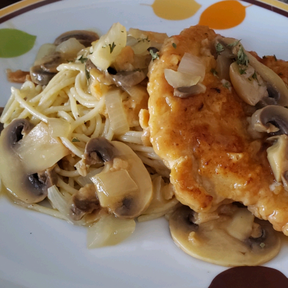 Mushroom Chicken Piccata Recipe - Allrecipes.com