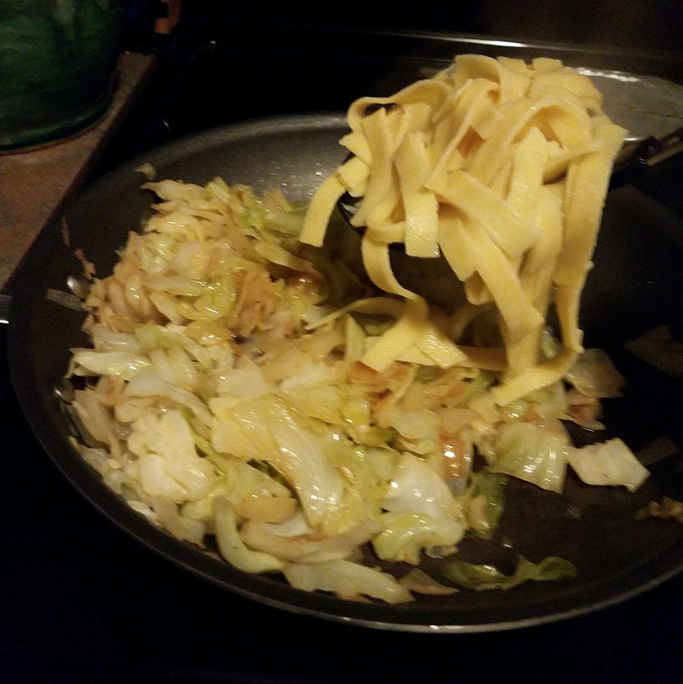 Halushki (Vegetarian Fried Cabbage and Noodles) image