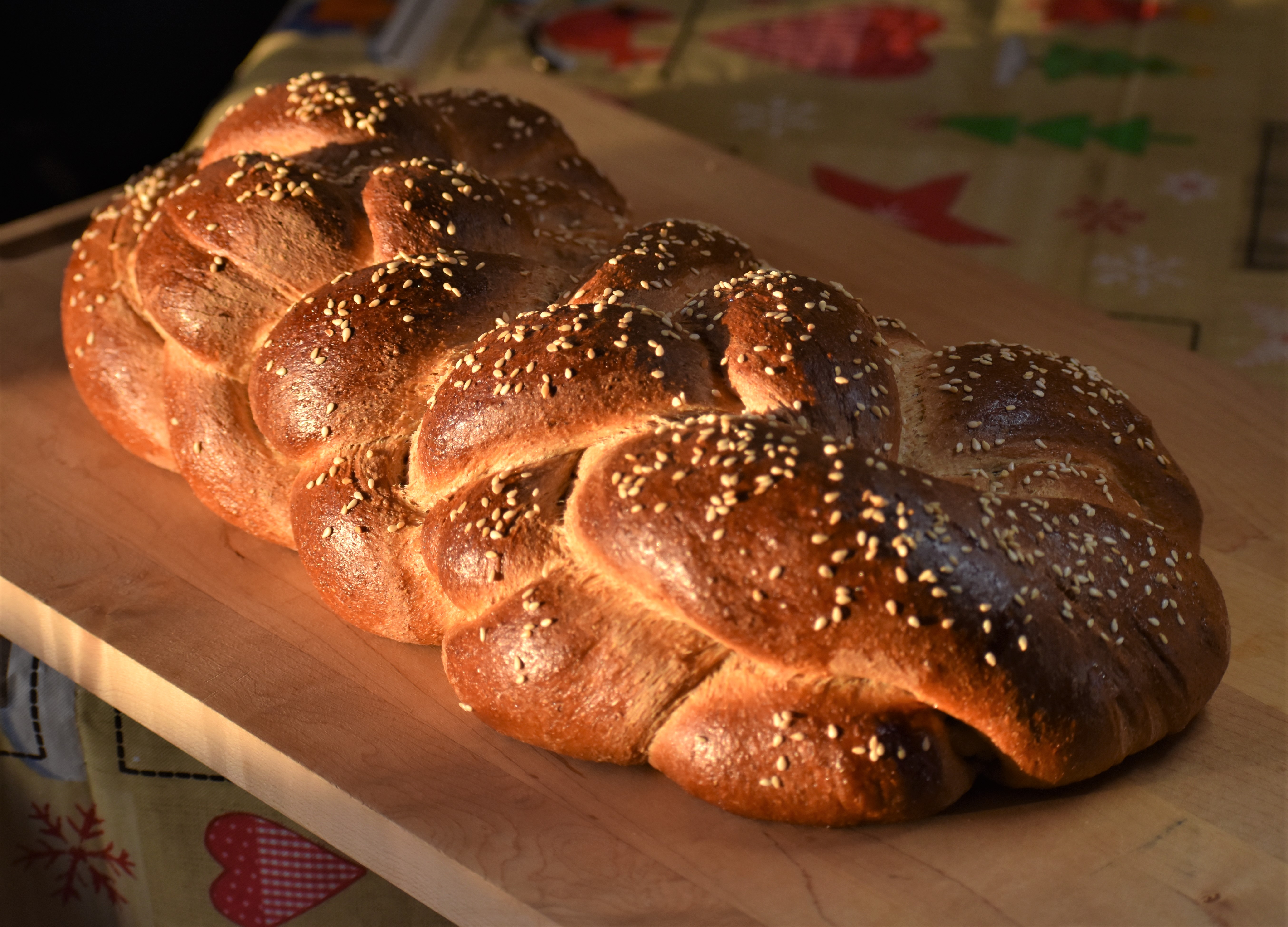 Honey Whole Wheat Challah_image