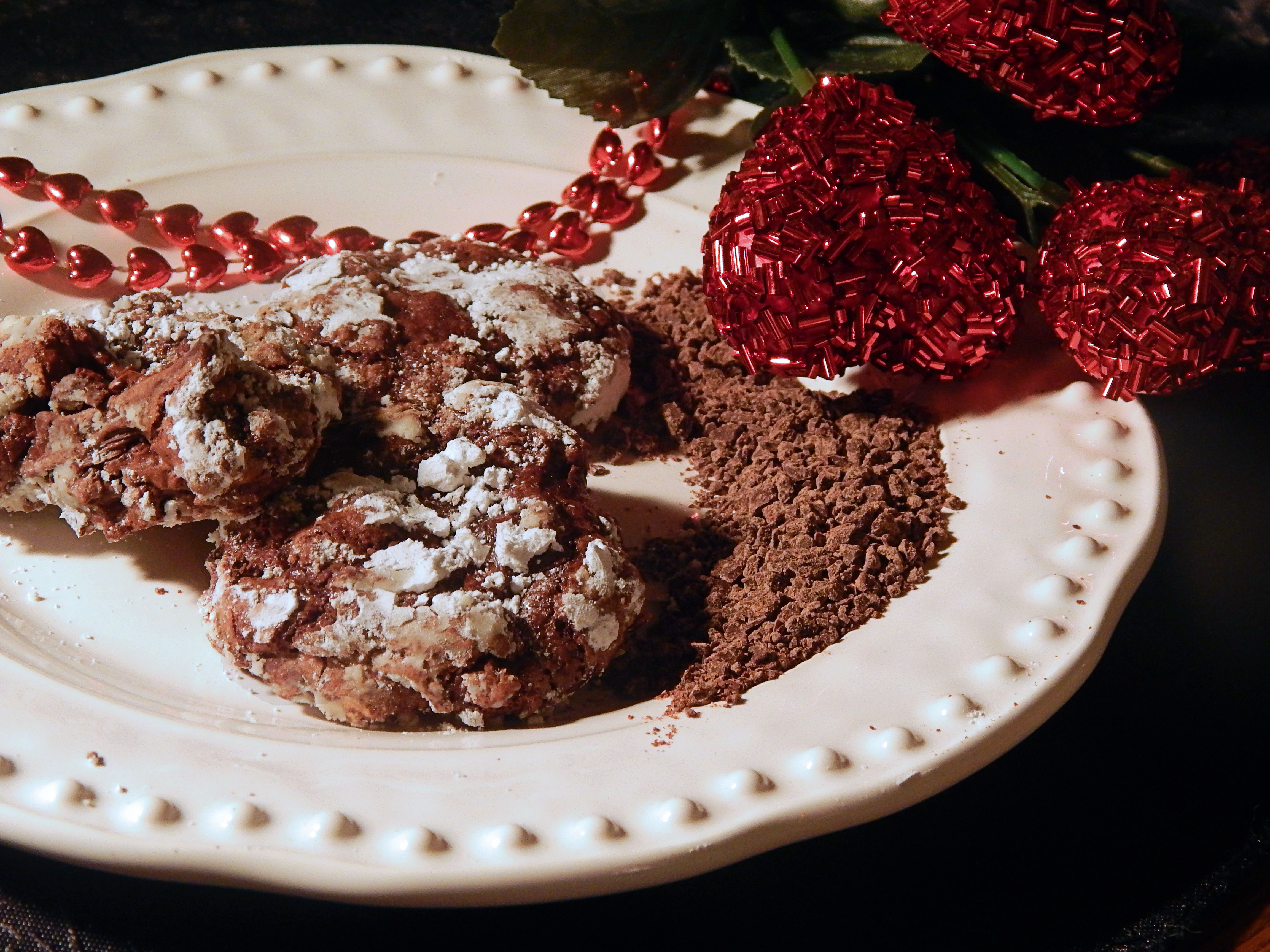 Flourless Triple Chocolate Cookies image