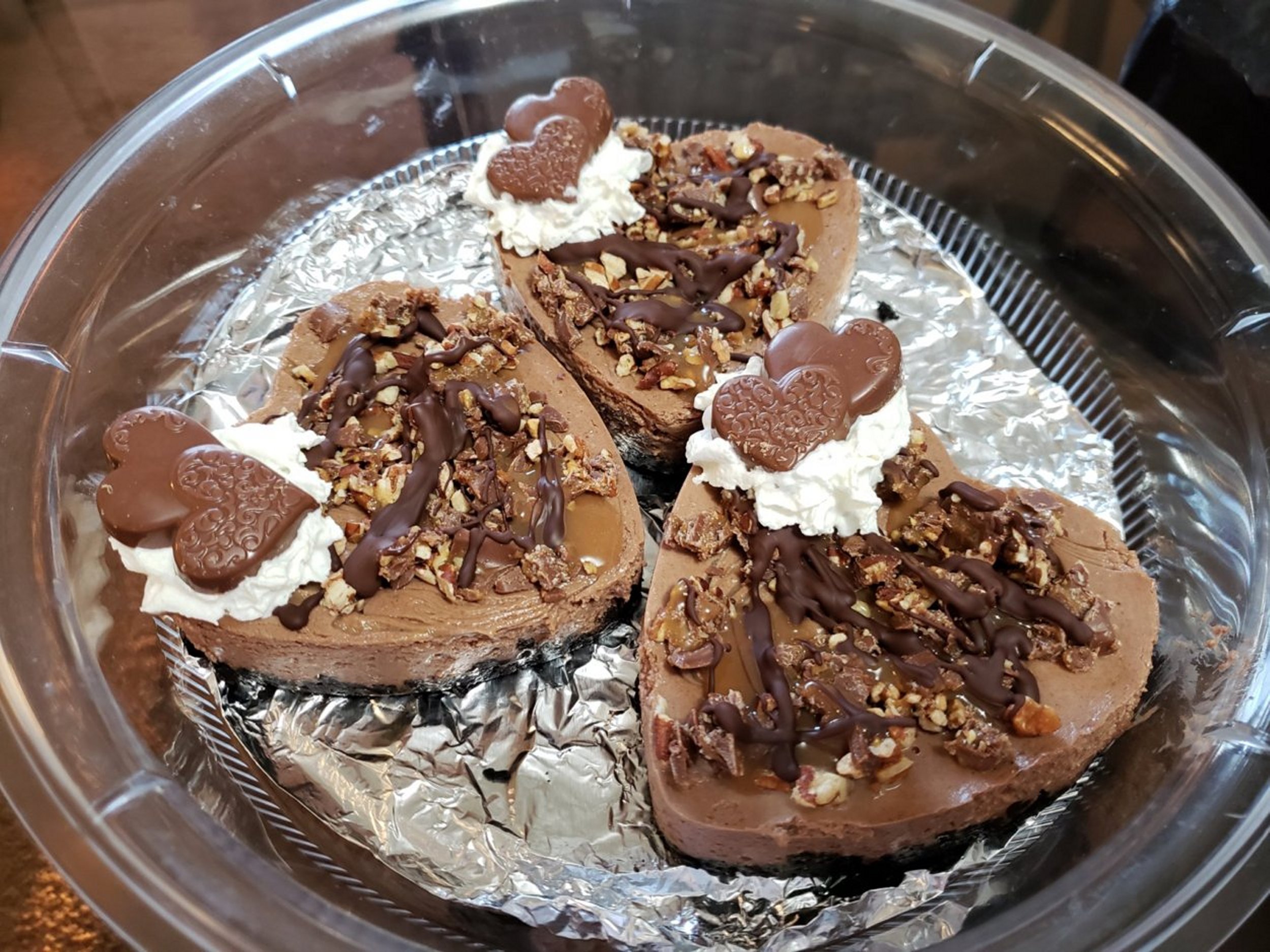 Instant Pot® Mini Heart-Shaped Chocolate Cheesecakes image