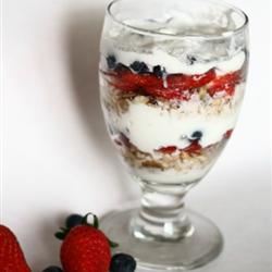 Summer Berry Parfait With Yogurt And Granola Recipe | Allrecipes