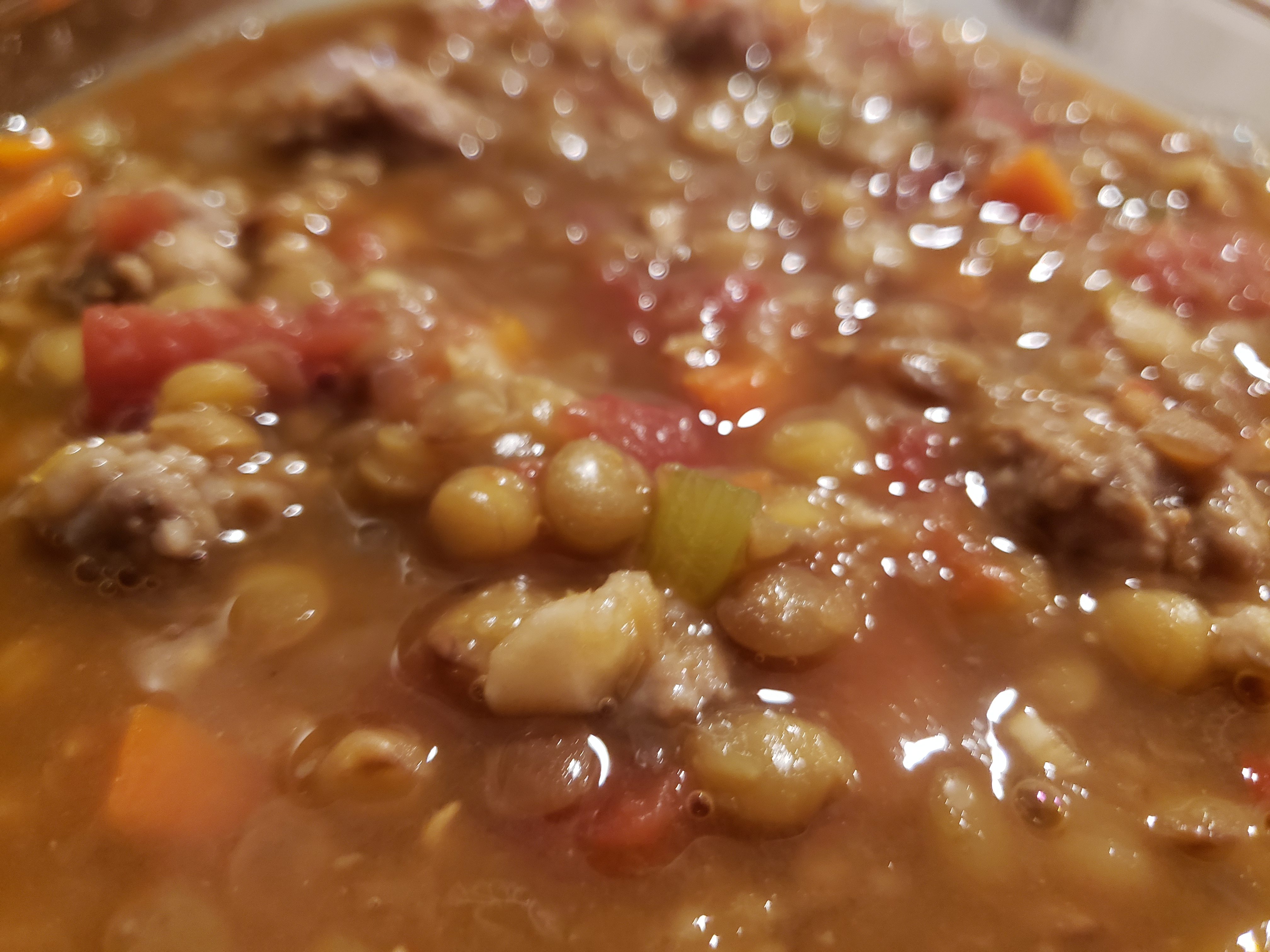 Easy Lentil-Sausage Soup image