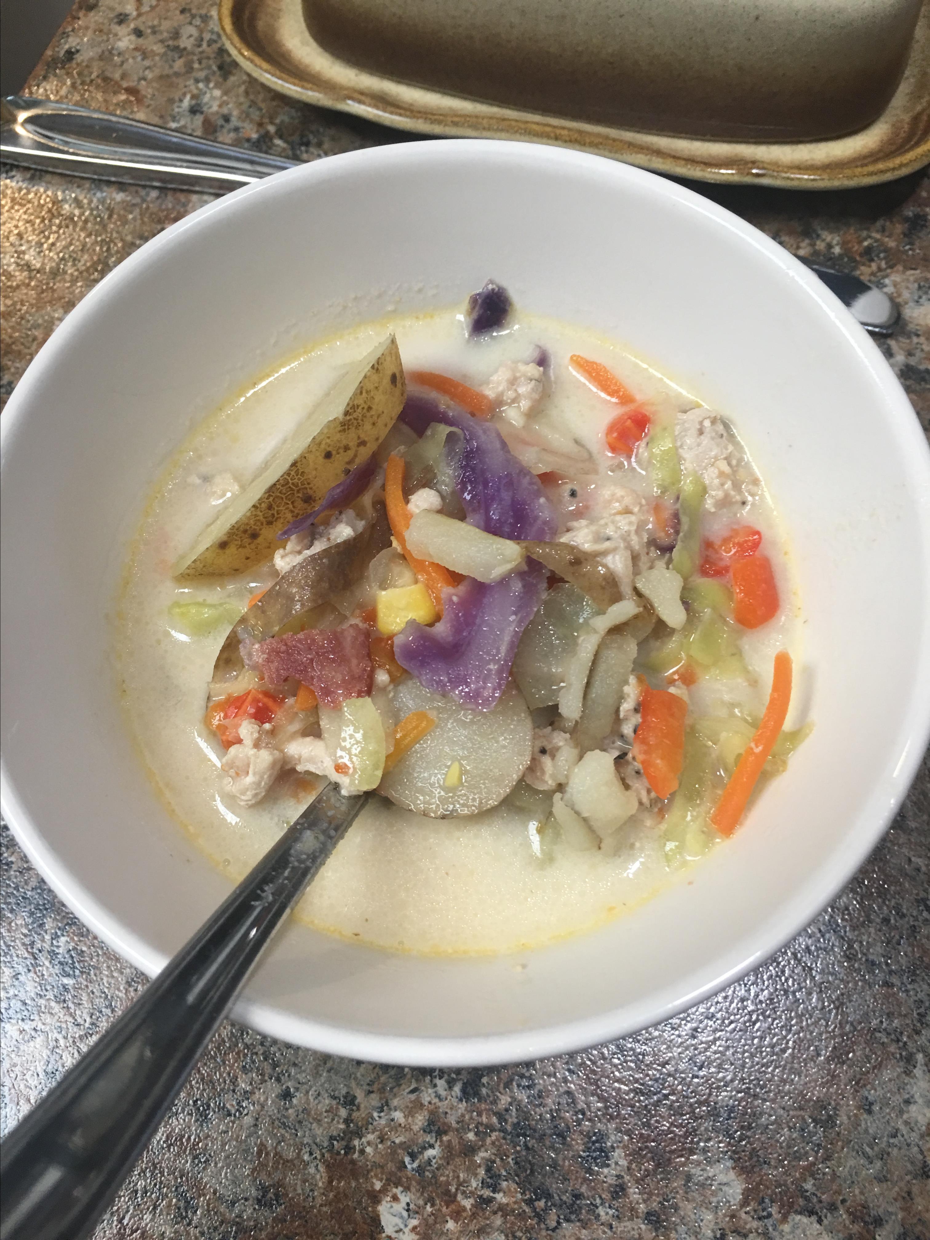 Instant Pot Ground Turkey And Potato Soup Allrecipes