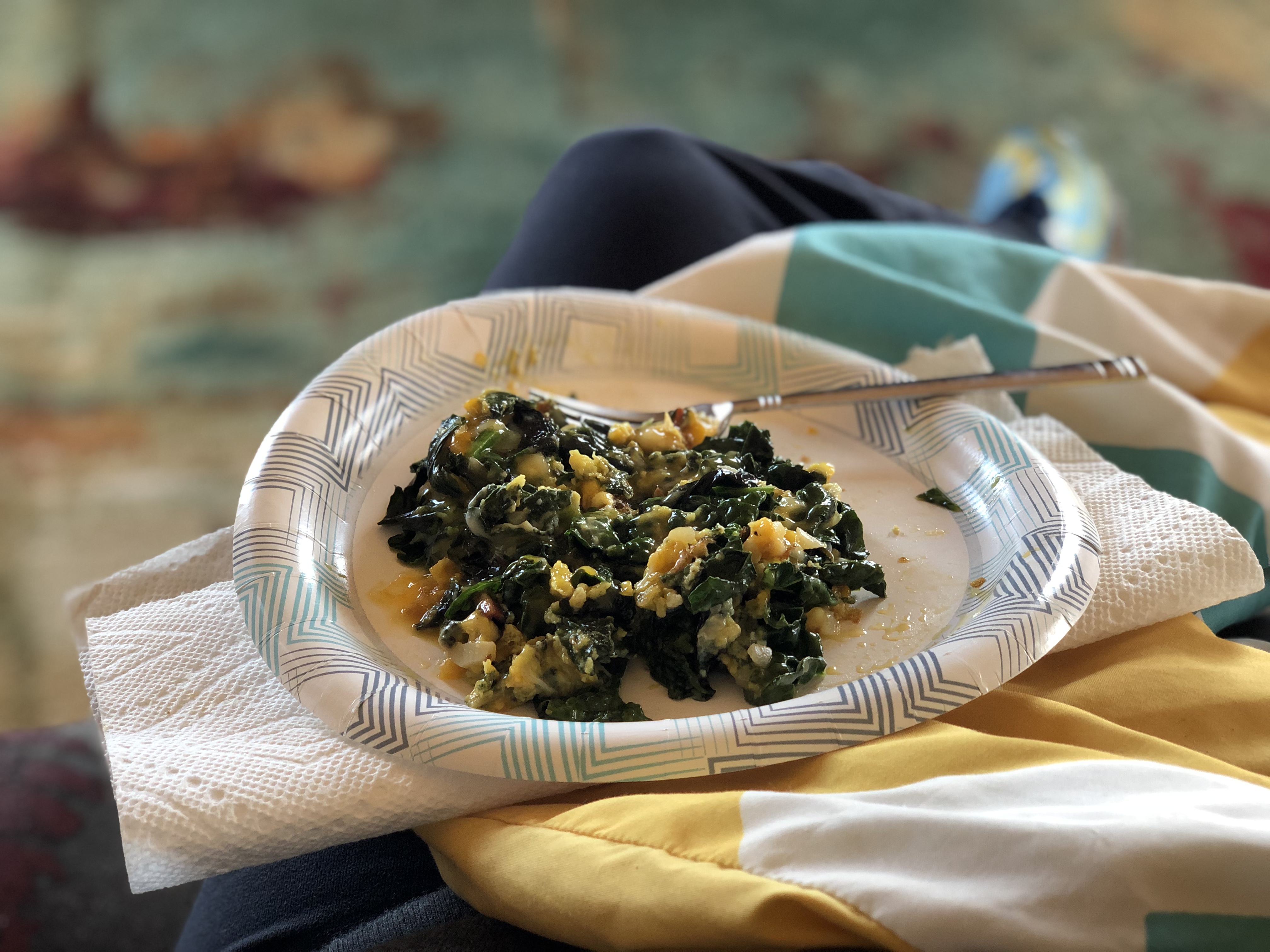 Eggs and Greens Breakfast Dish_image