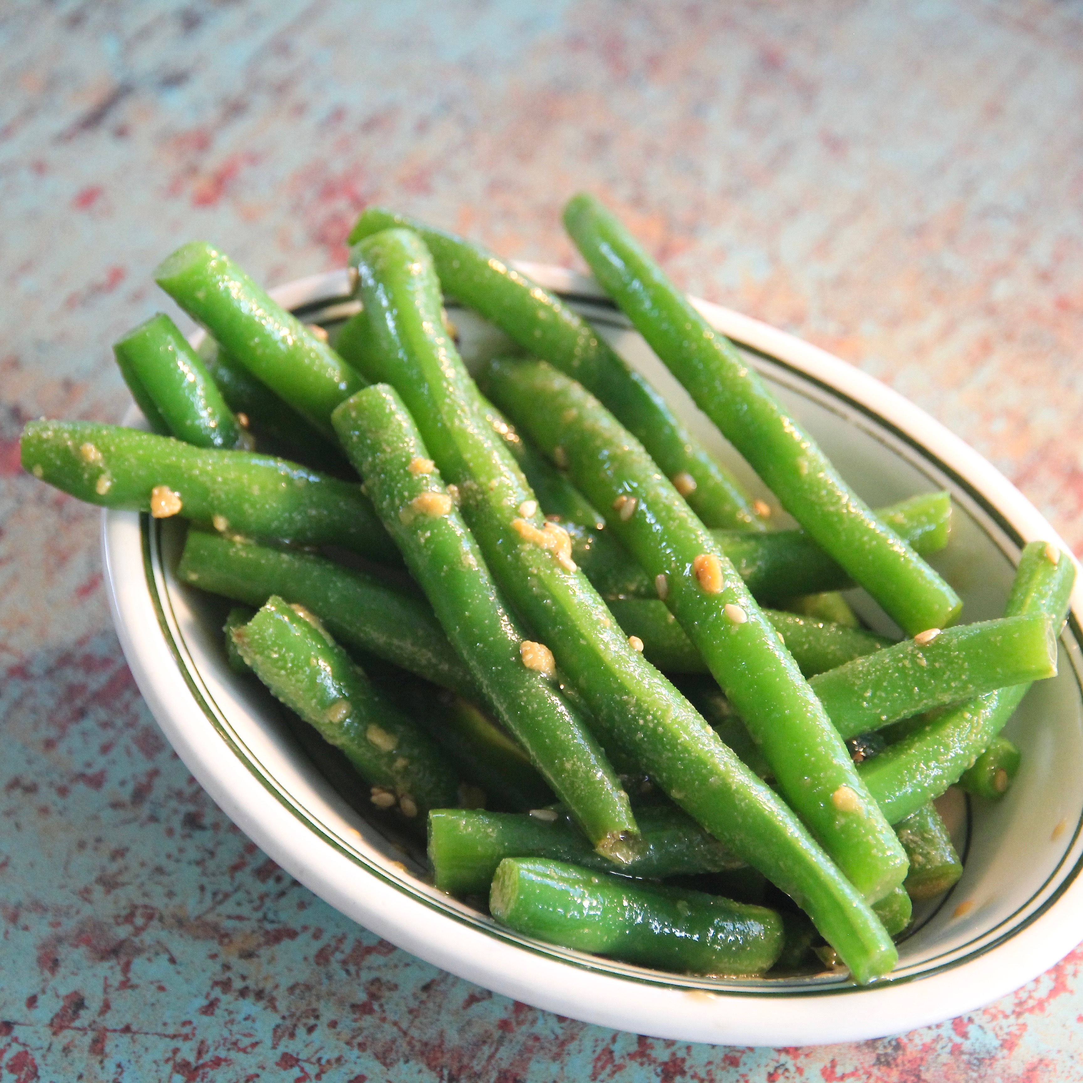Spicy Chinese Mustard Green Beans image