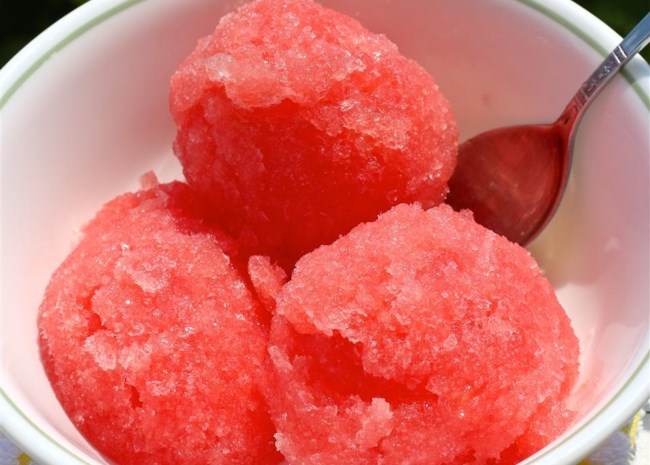 Simple Watermelon Sorbet