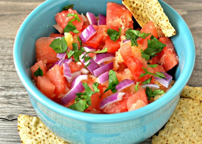 Watermelon and Pineapple Salsa