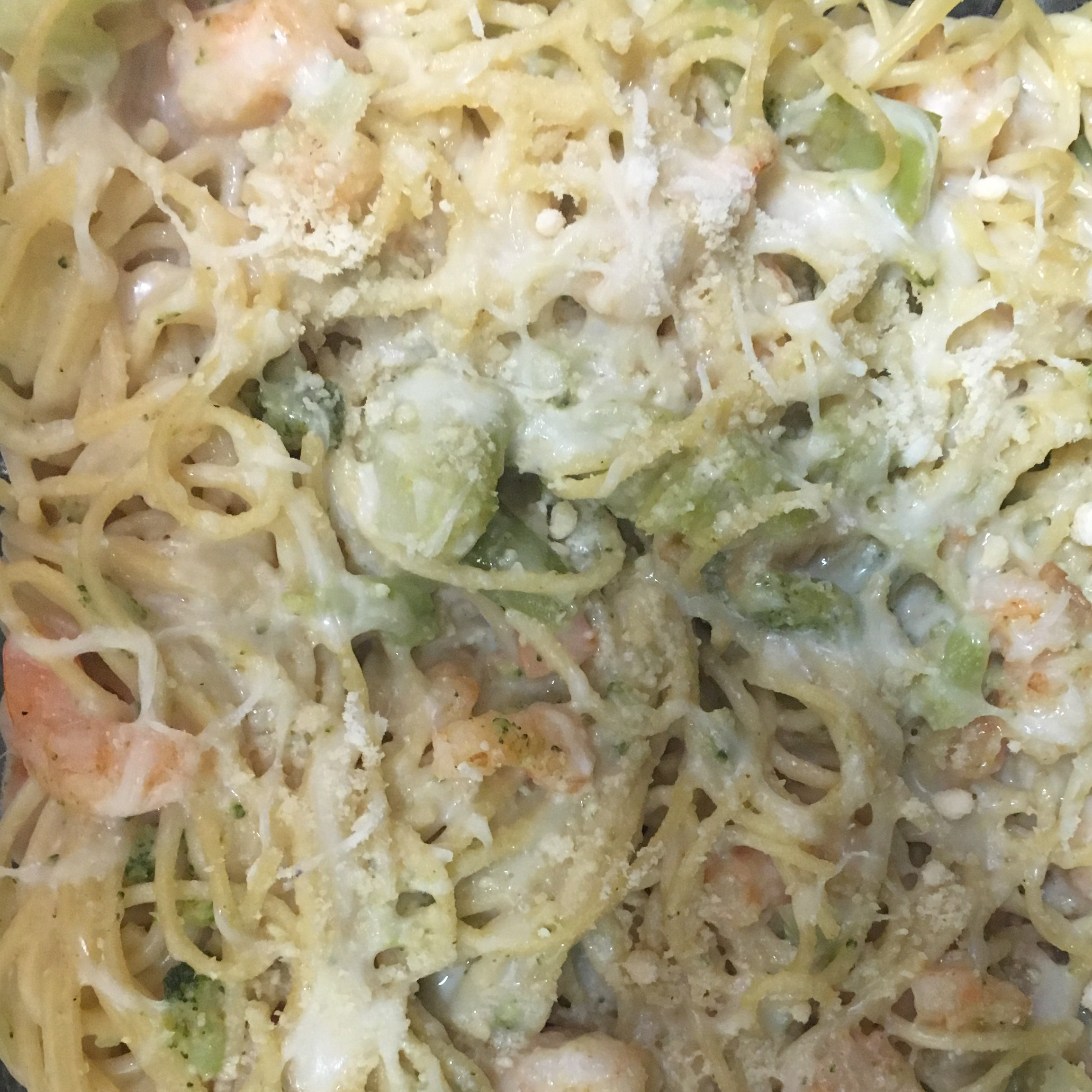 Shrimp Alfredo Broccoli Bake Recipe Allrecipes