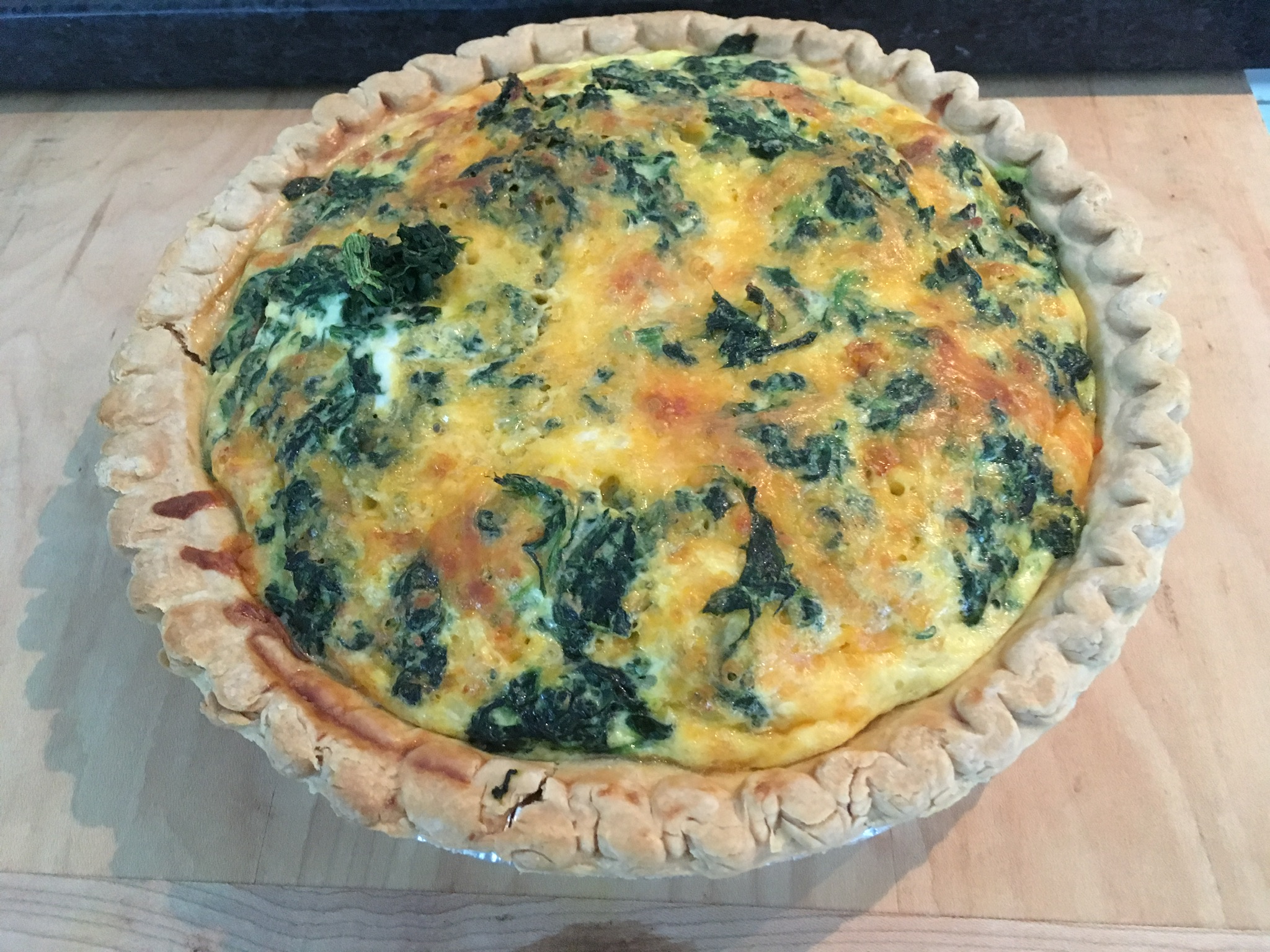 Light and Fluffy Spinach Quiche image