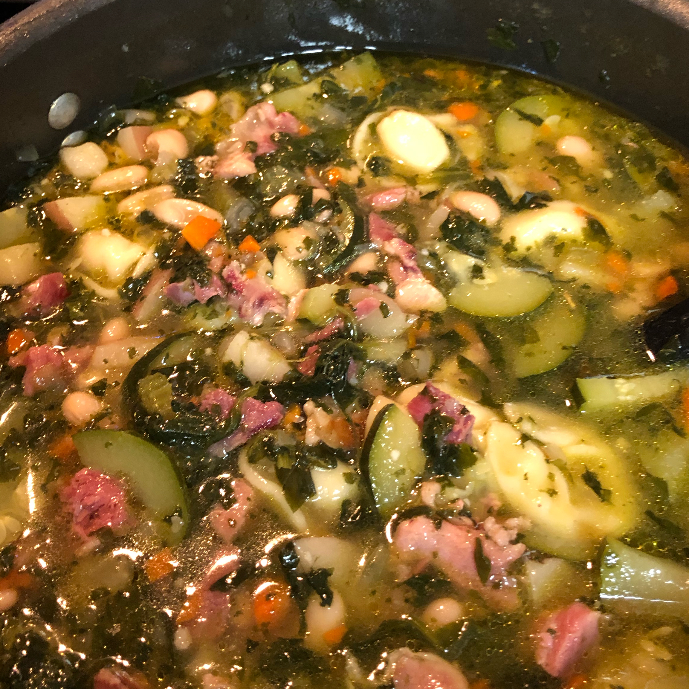 Ham and Tortellini Soup image