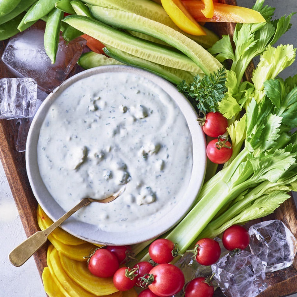Blue Cheese Dip with Herbs Recipe | EatingWell