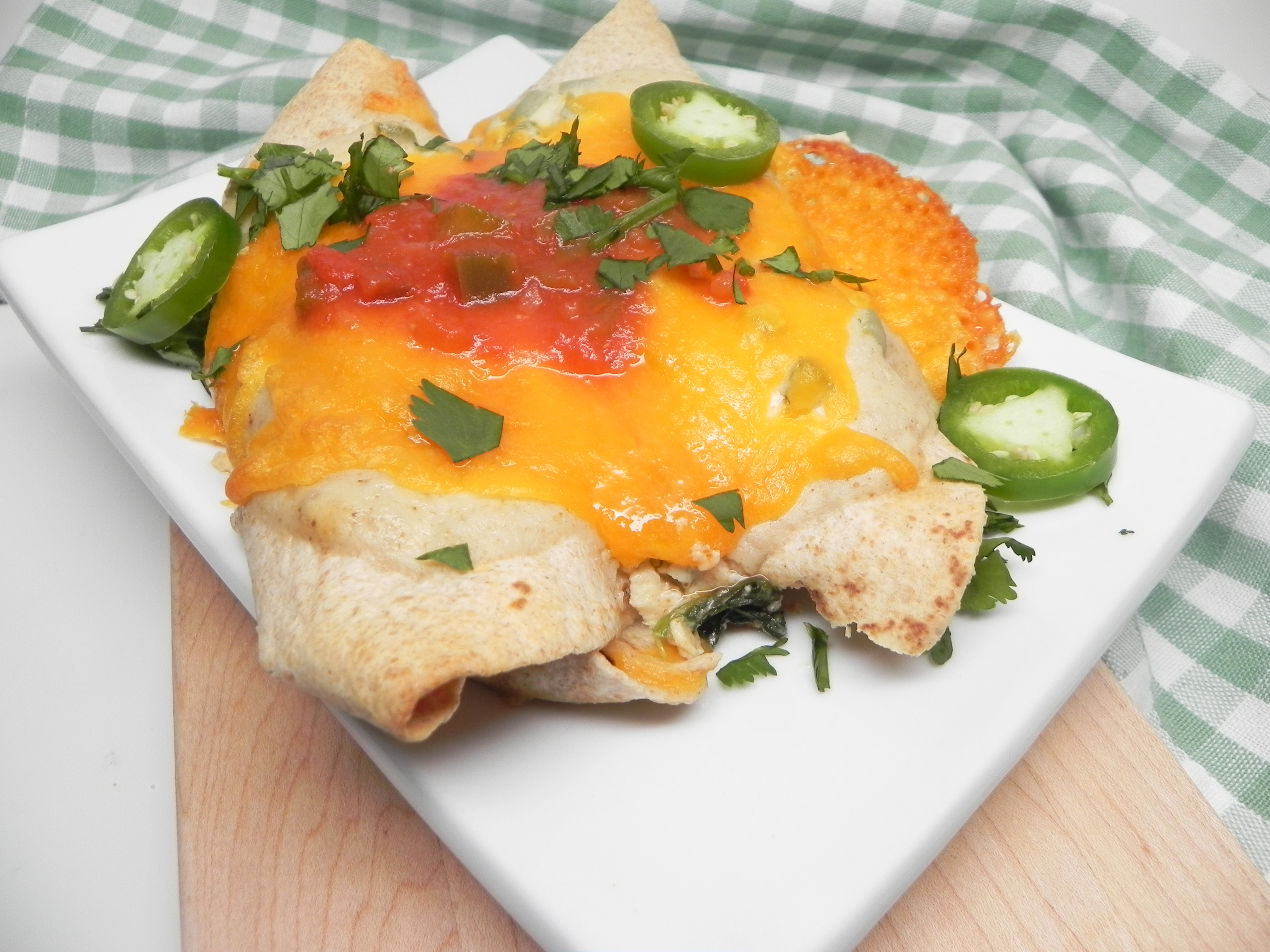 Skinny Chicken Enchiladas image