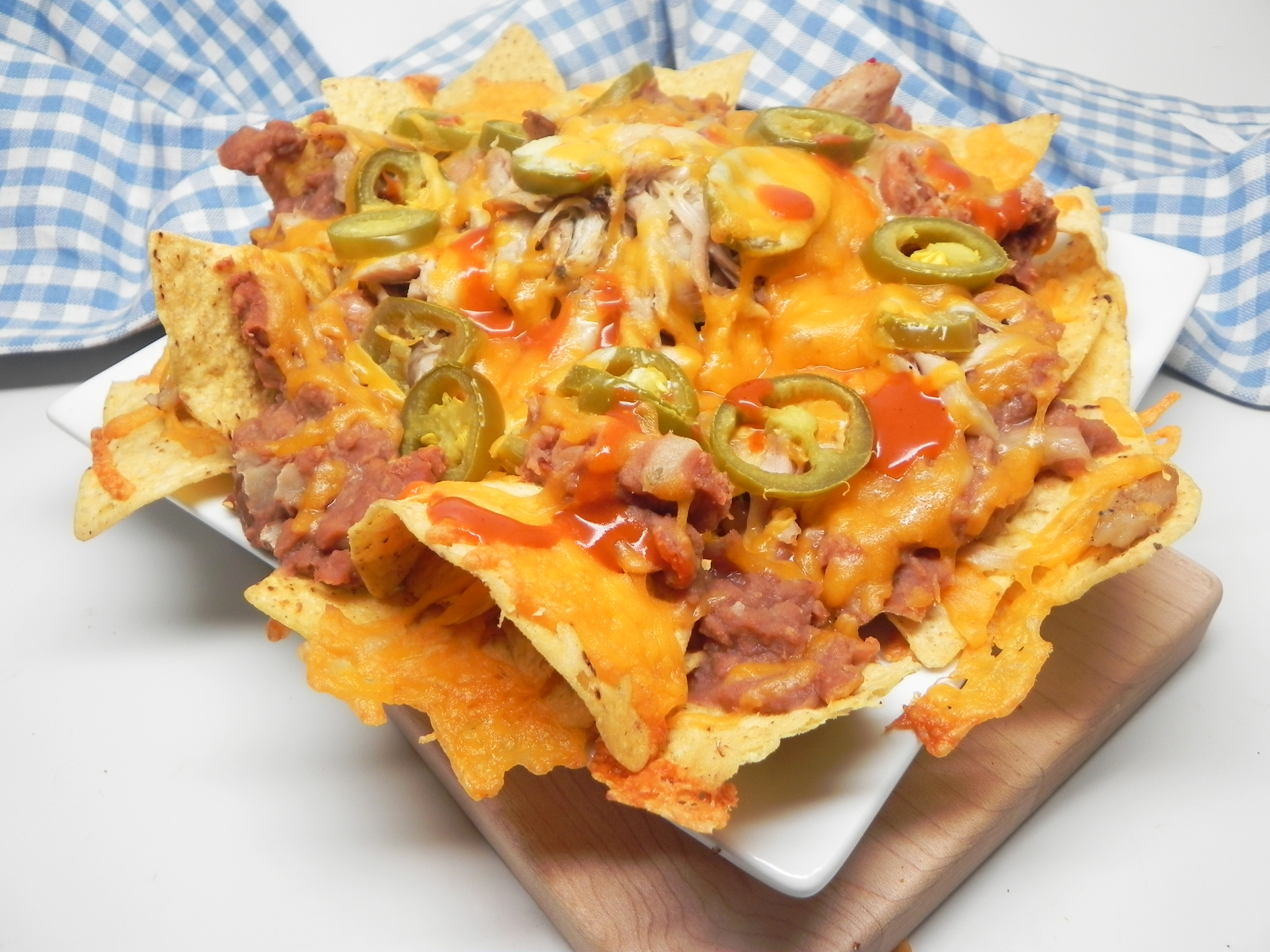 Chicken Nachos With Refried Beans Recipe Allrecipes Com Allrecipes