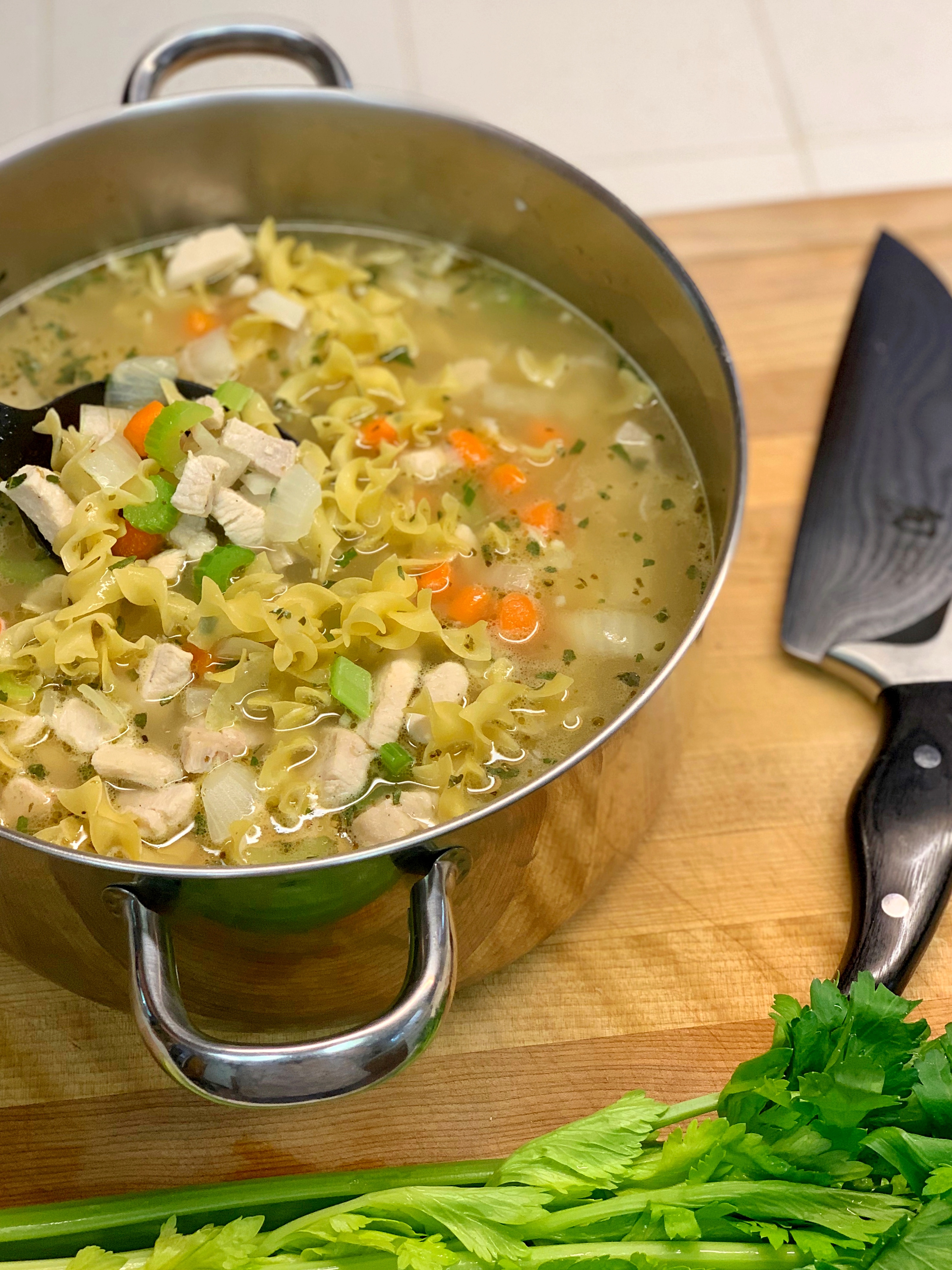 fast chicken noodle soup recipe - setkab.com
