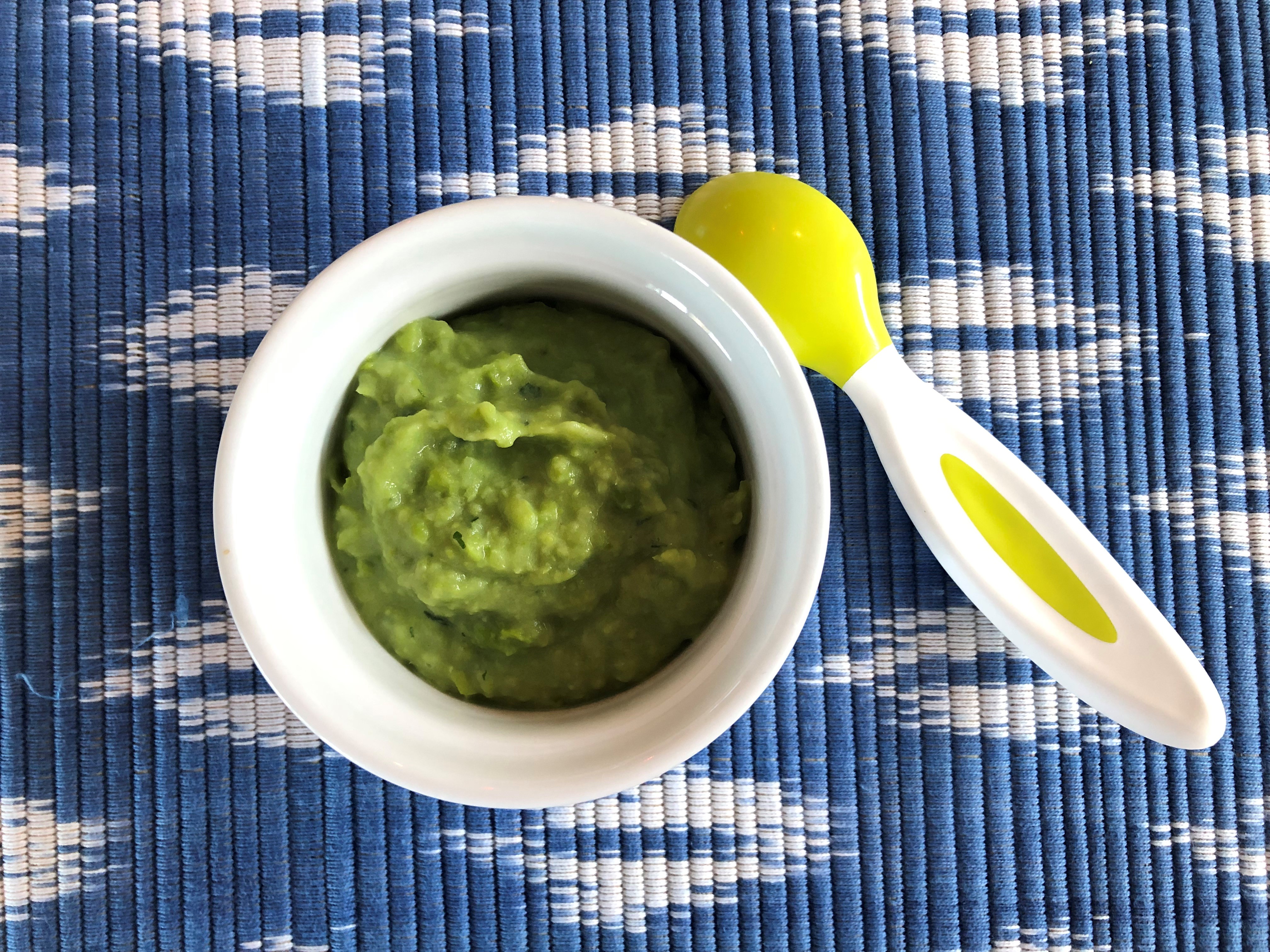 Pea and Mint Baby Food image