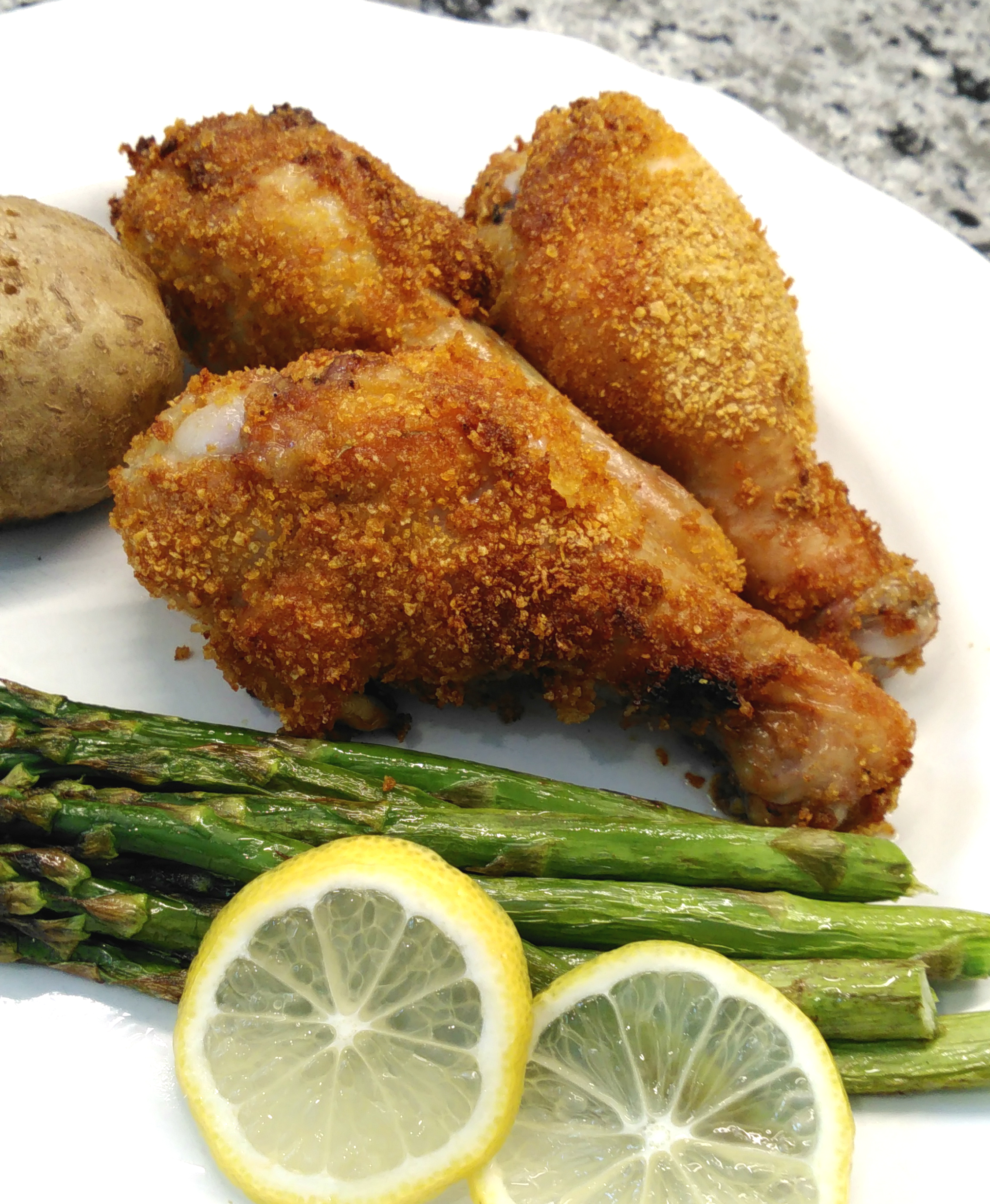 Cornflake-Crusted Chicken Drumsticks in the Air Fryer_image