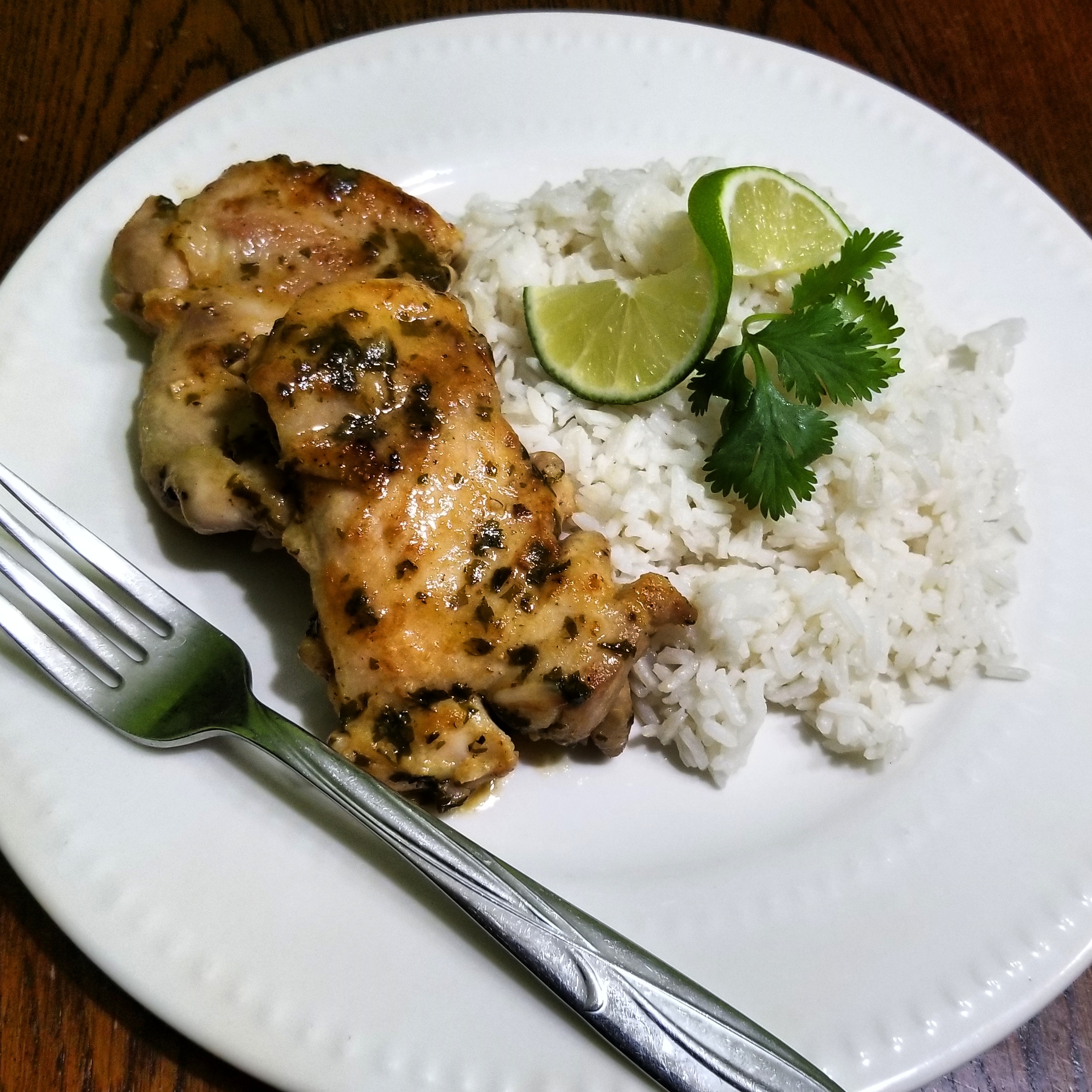 Cilantro Lime Chicken Thighs image