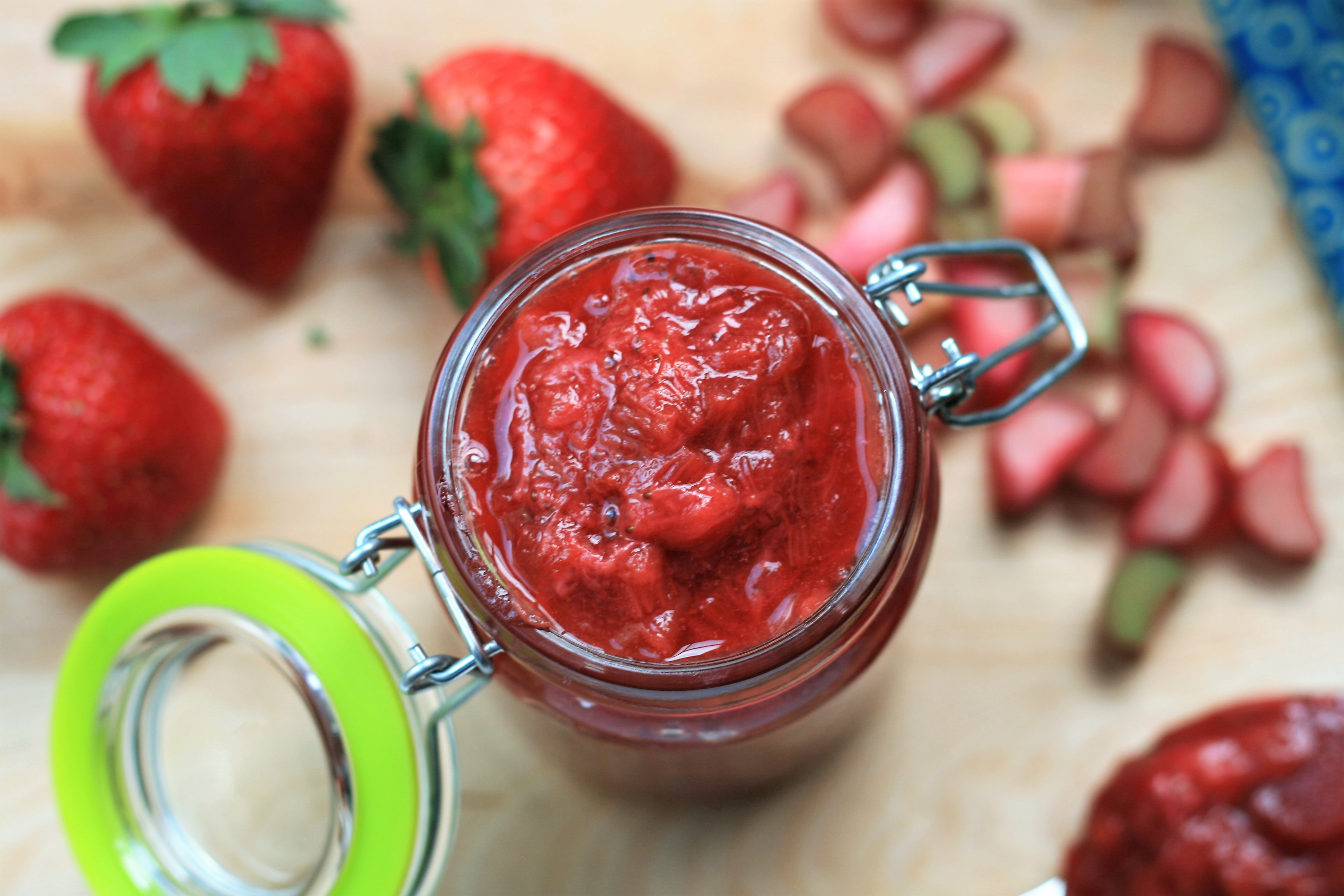 Strawberry-Rhubarb Compote image