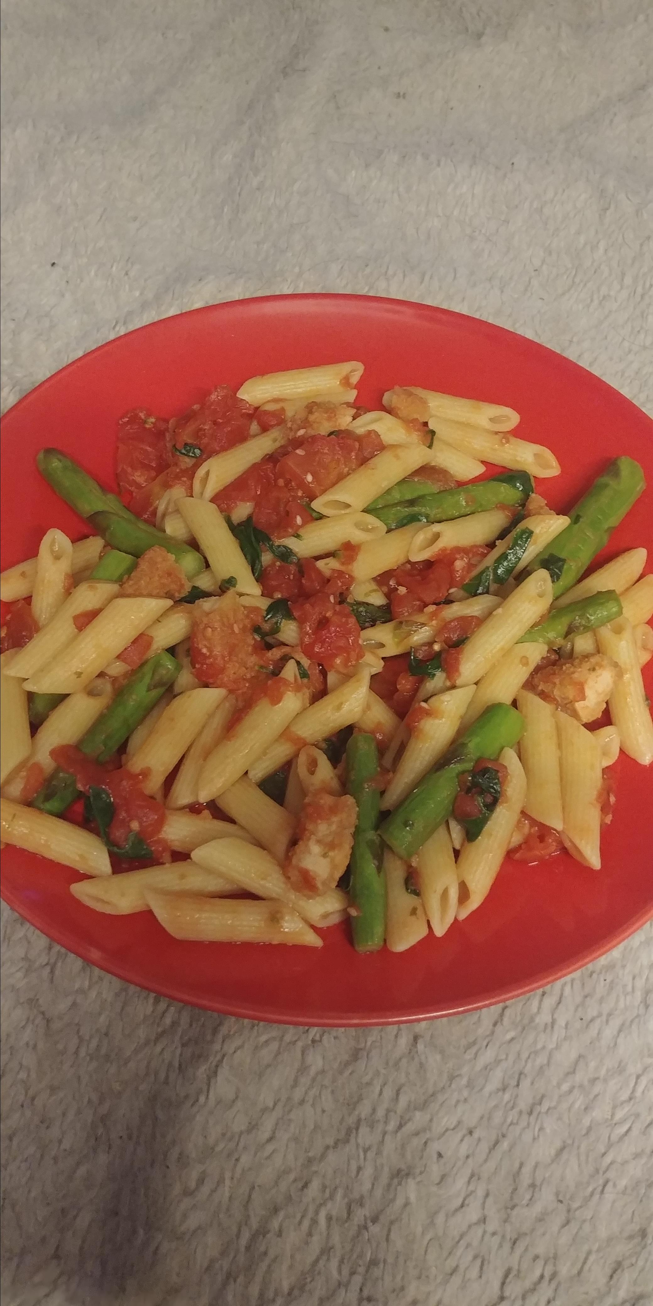 Penne with Chicken and Asparagus Recipe | Allrecipes