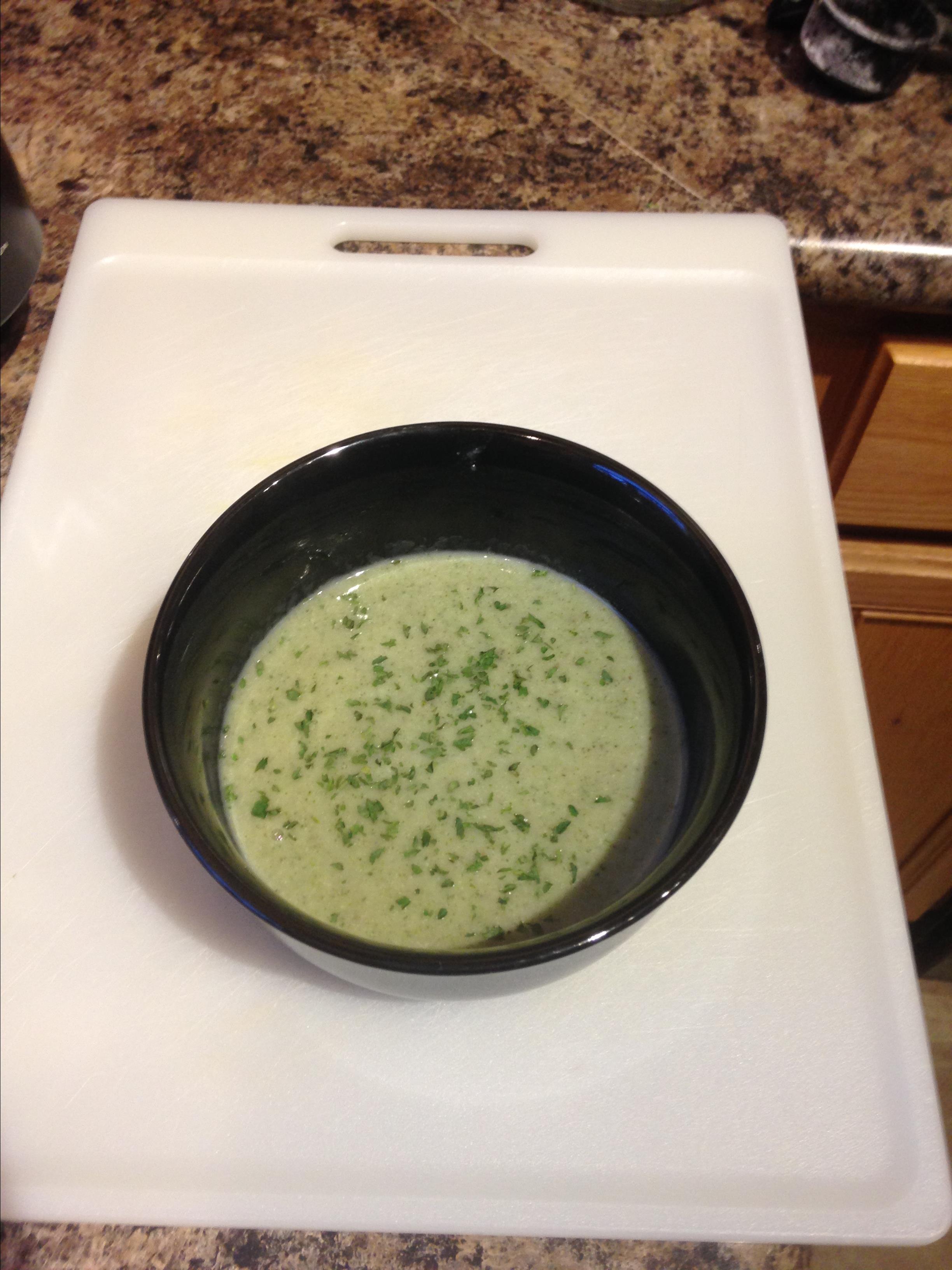Cream of Broccoli Soup IV image
