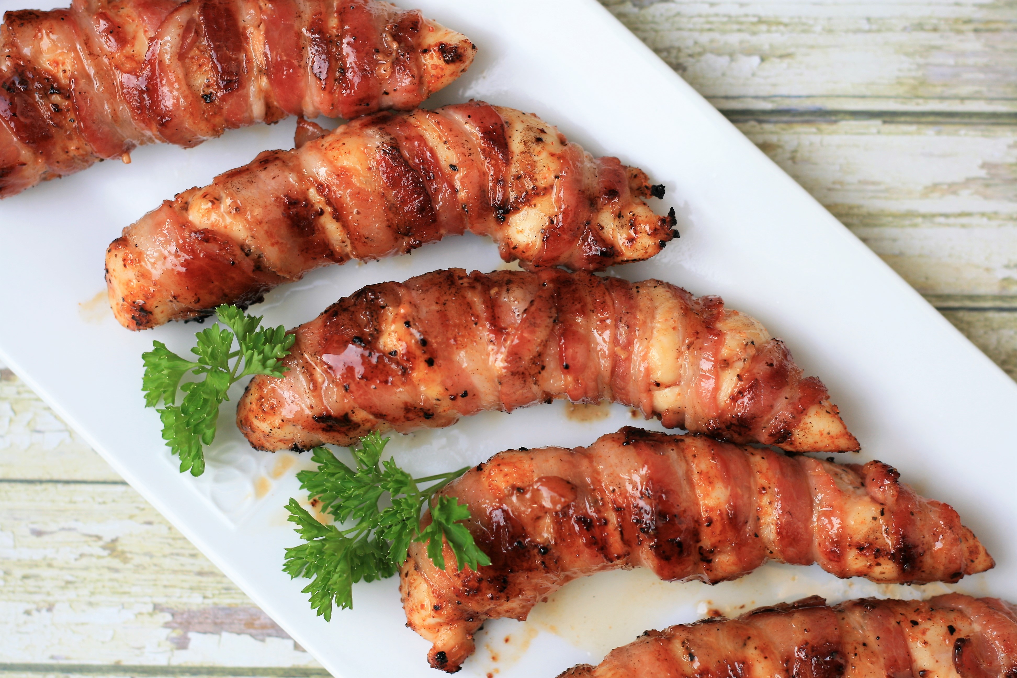 Grilled Bacon-Wrapped Chicken Tenders image