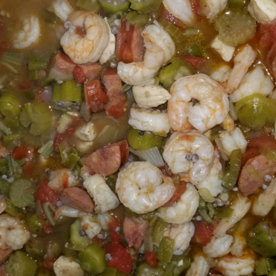 Easy Creole Okra And Shrimp Recipe Allrecipes