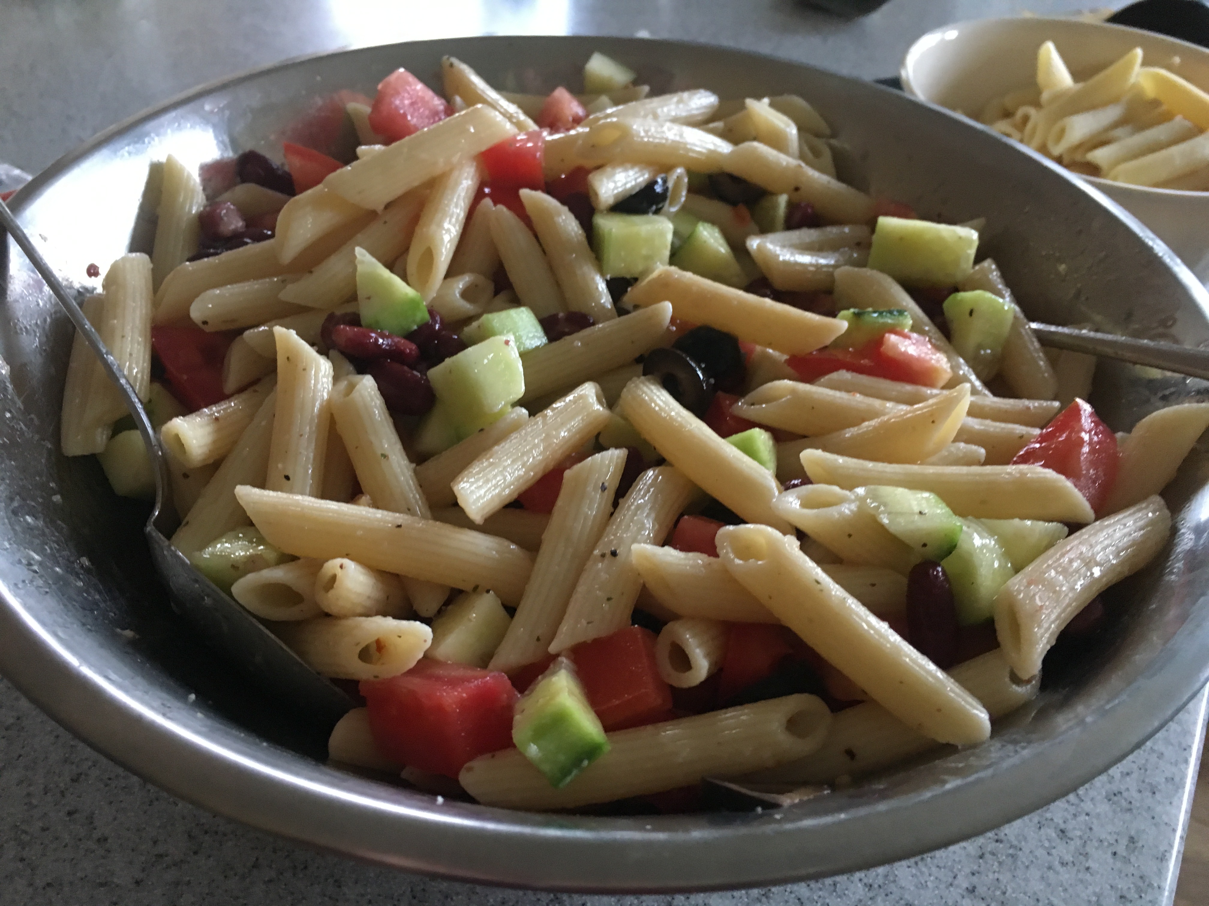Easy Vegan Pasta Salad image