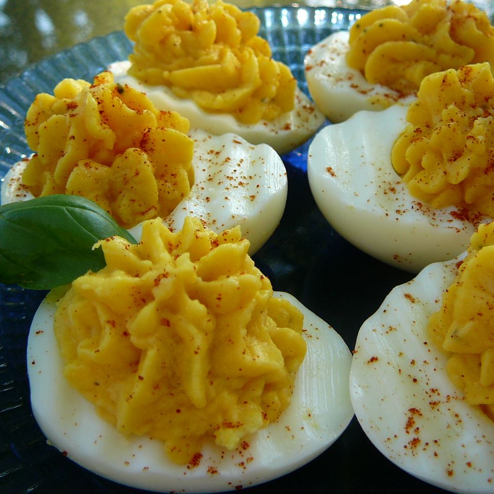 Potato Salad Deviled Eggs image