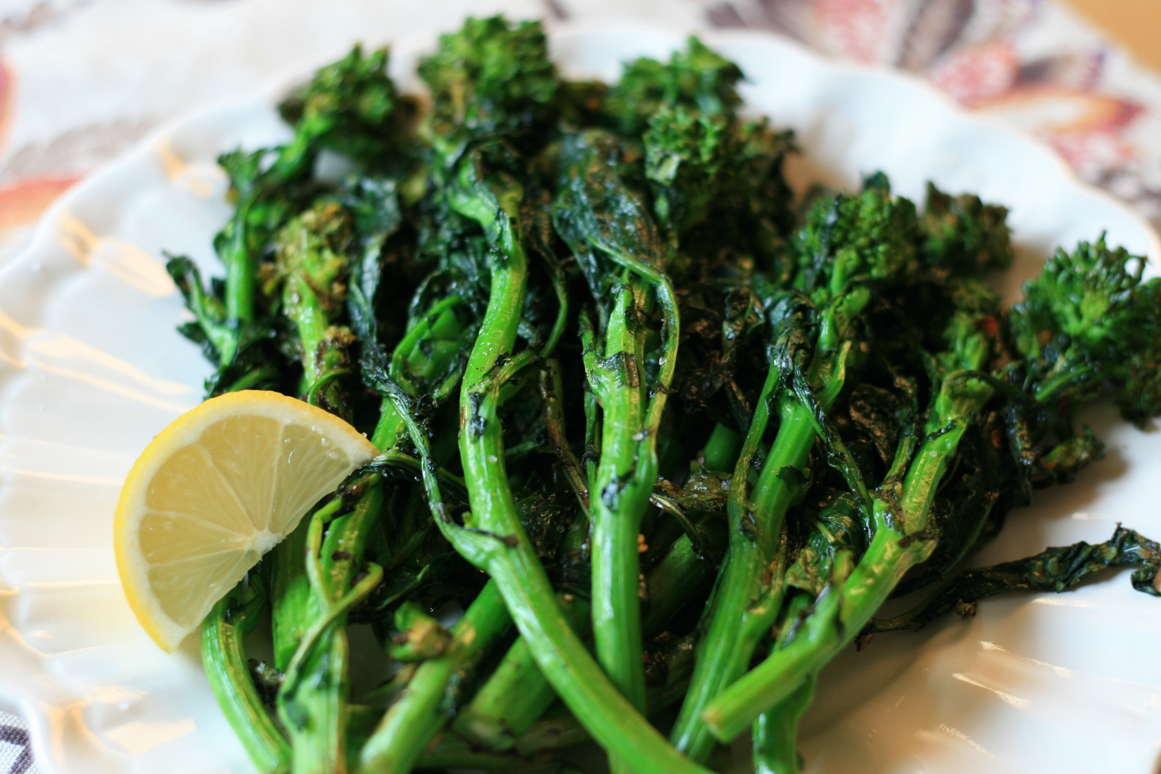 France C. Grilled Broccoli Rabe. 