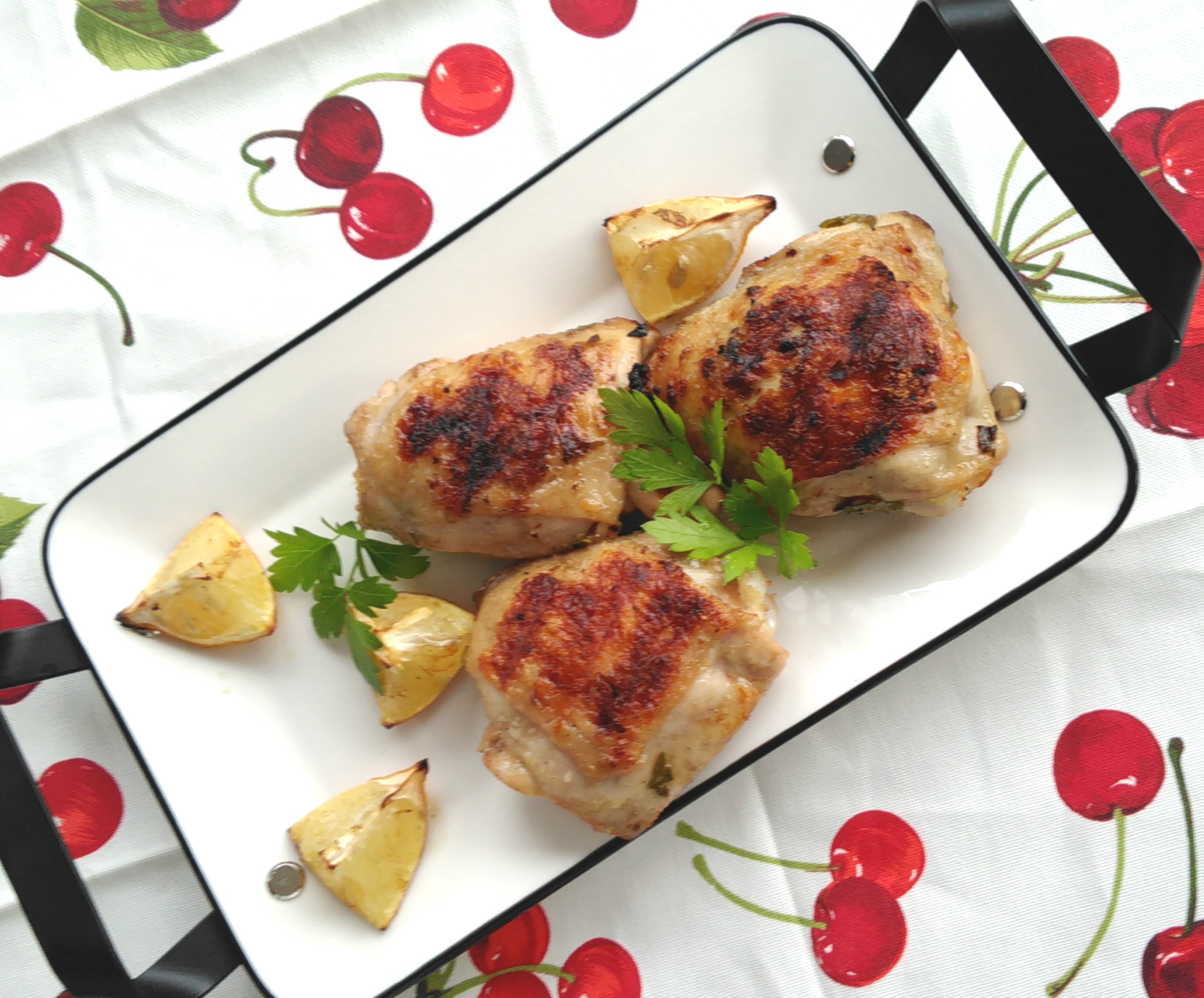 Lemon Grilled Chicken Thighs_image