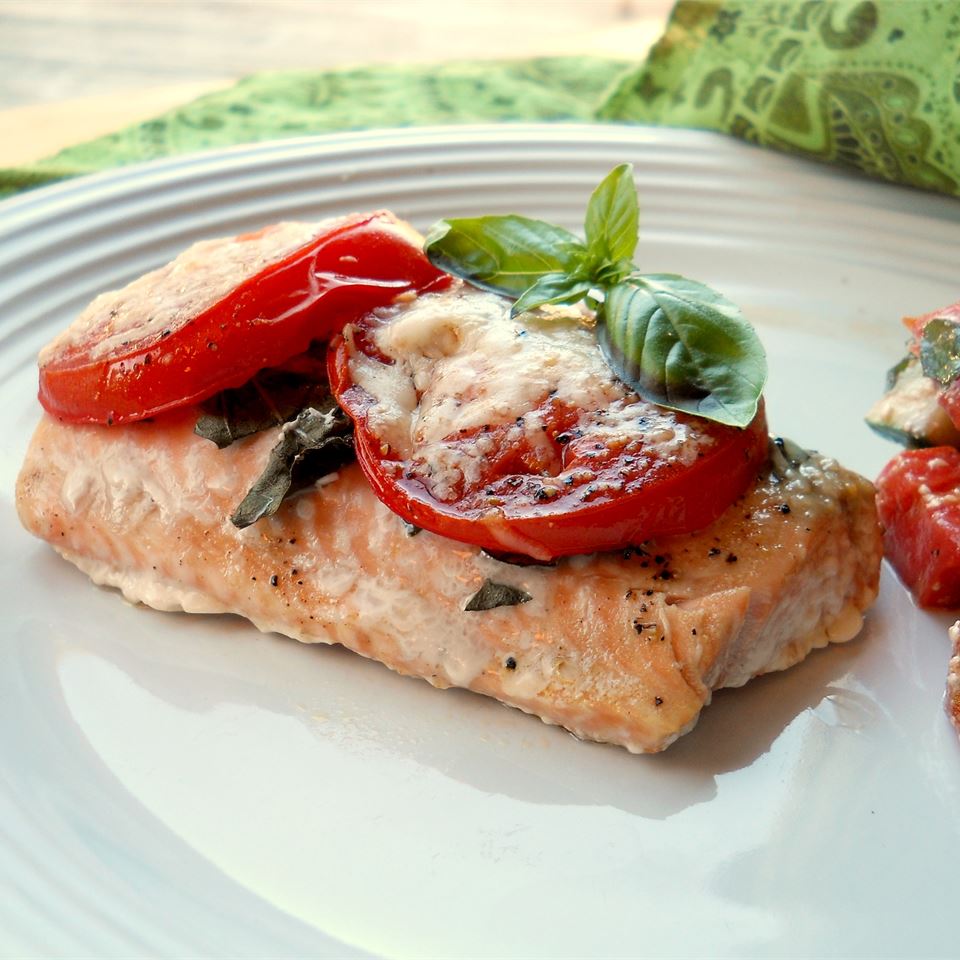 Tomato Basil Salmon image