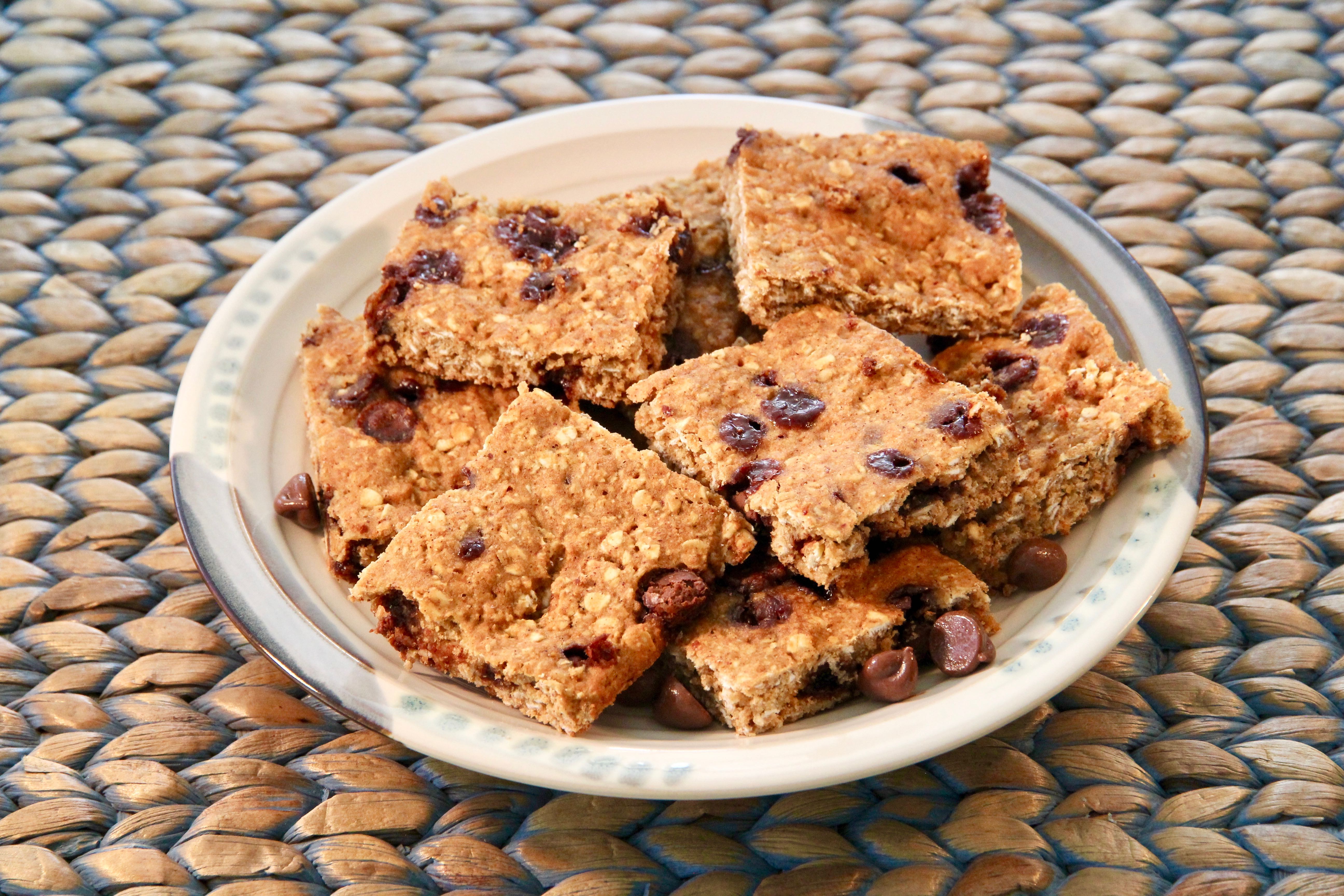 Oatmeal Chocolate Chip Snack Bars image