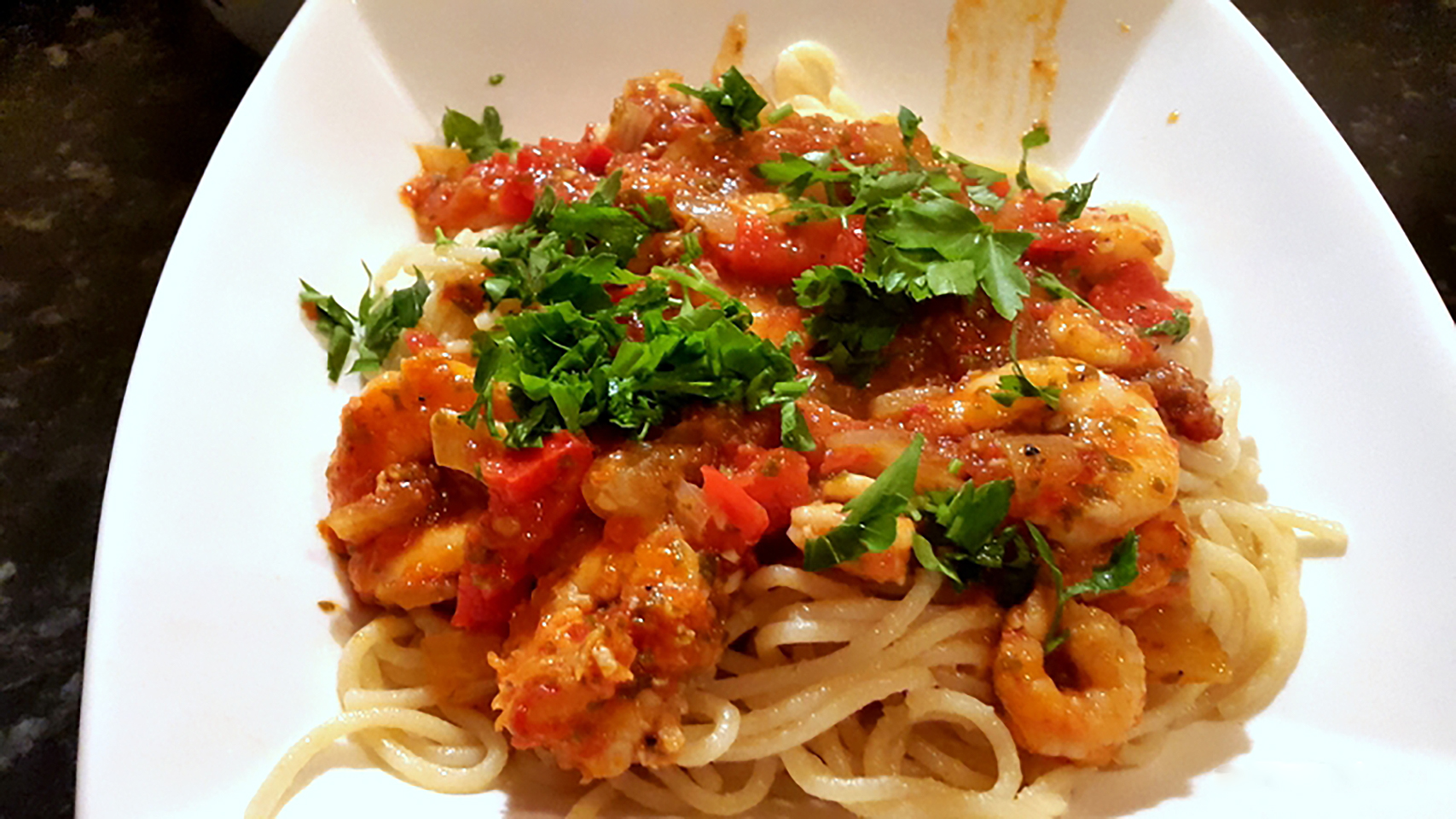 Shrimp Spaghetti with Tomato Sauce_image