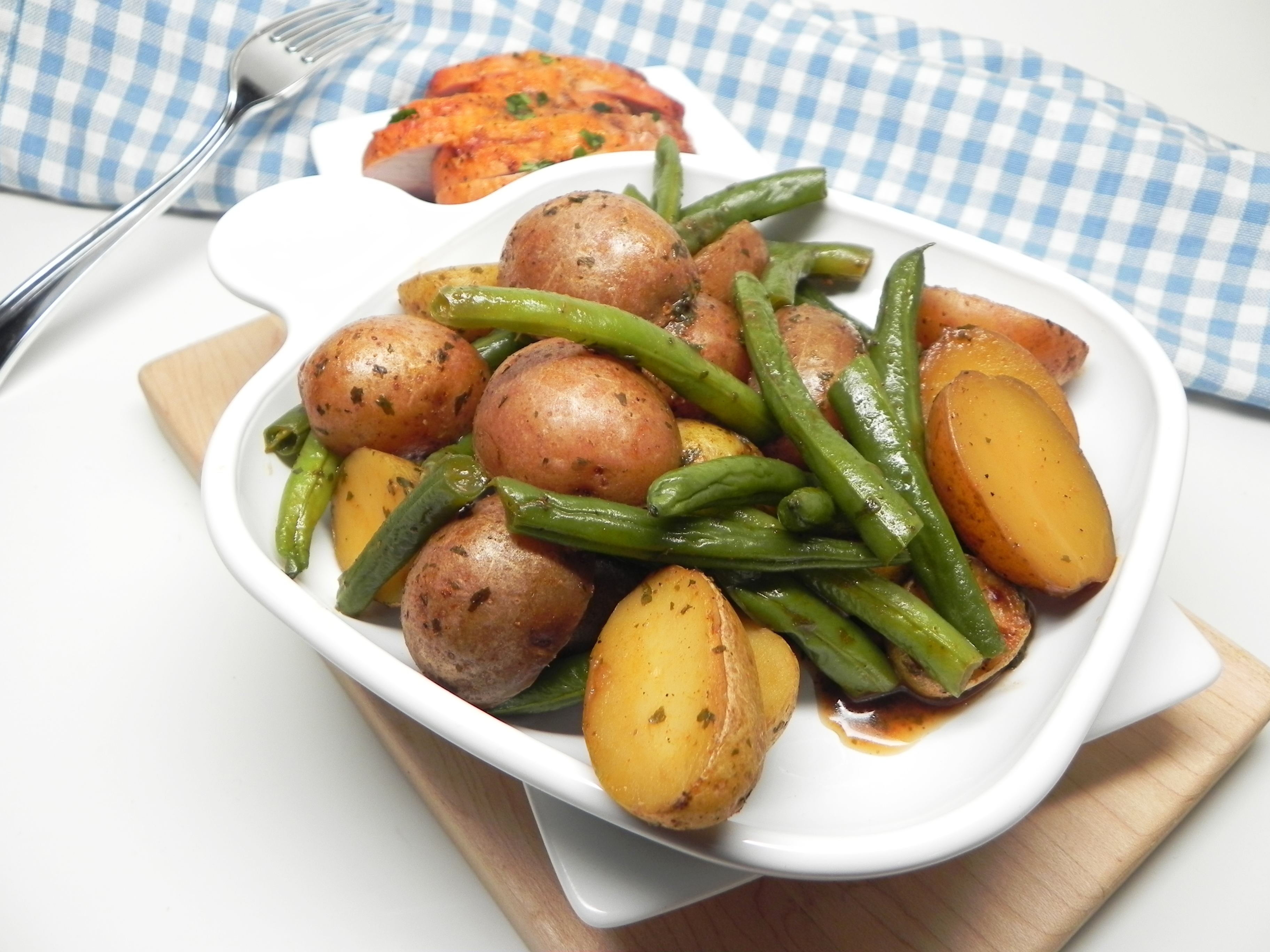 Slow Cooker Green Beans and Potatoes_image