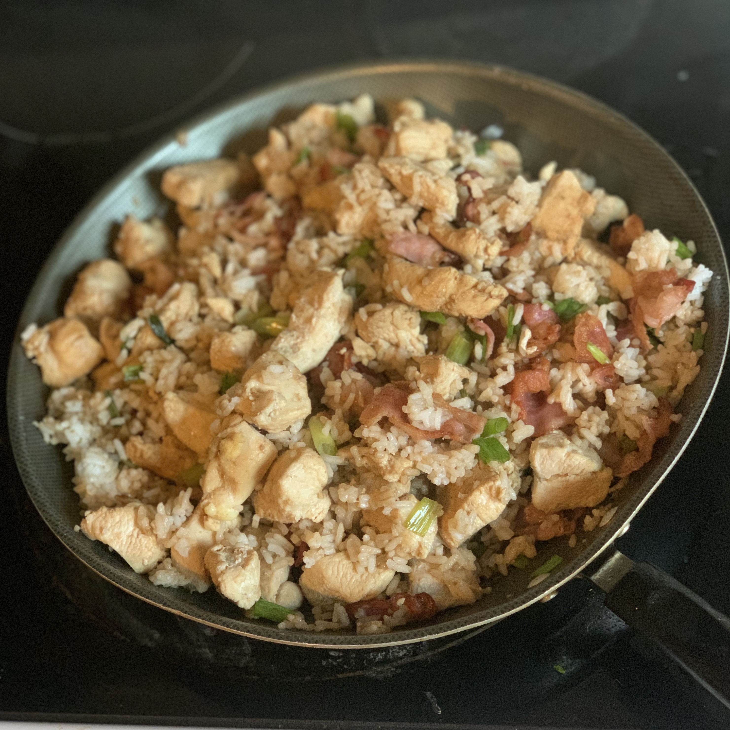 Bacon and Chicken Fried Rice_image
