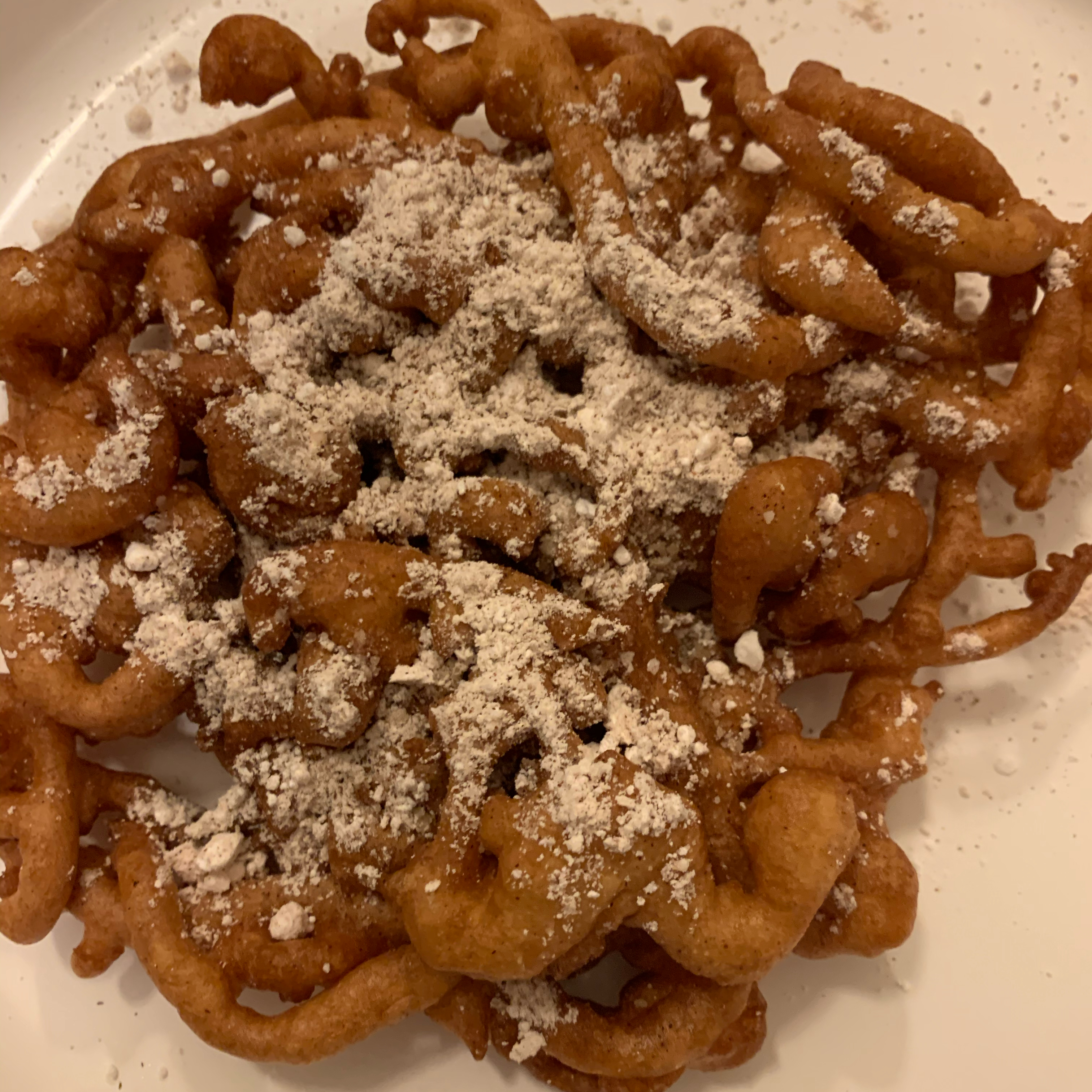 Apple Cinnamon Funnel Cakes Recipe Allrecipes