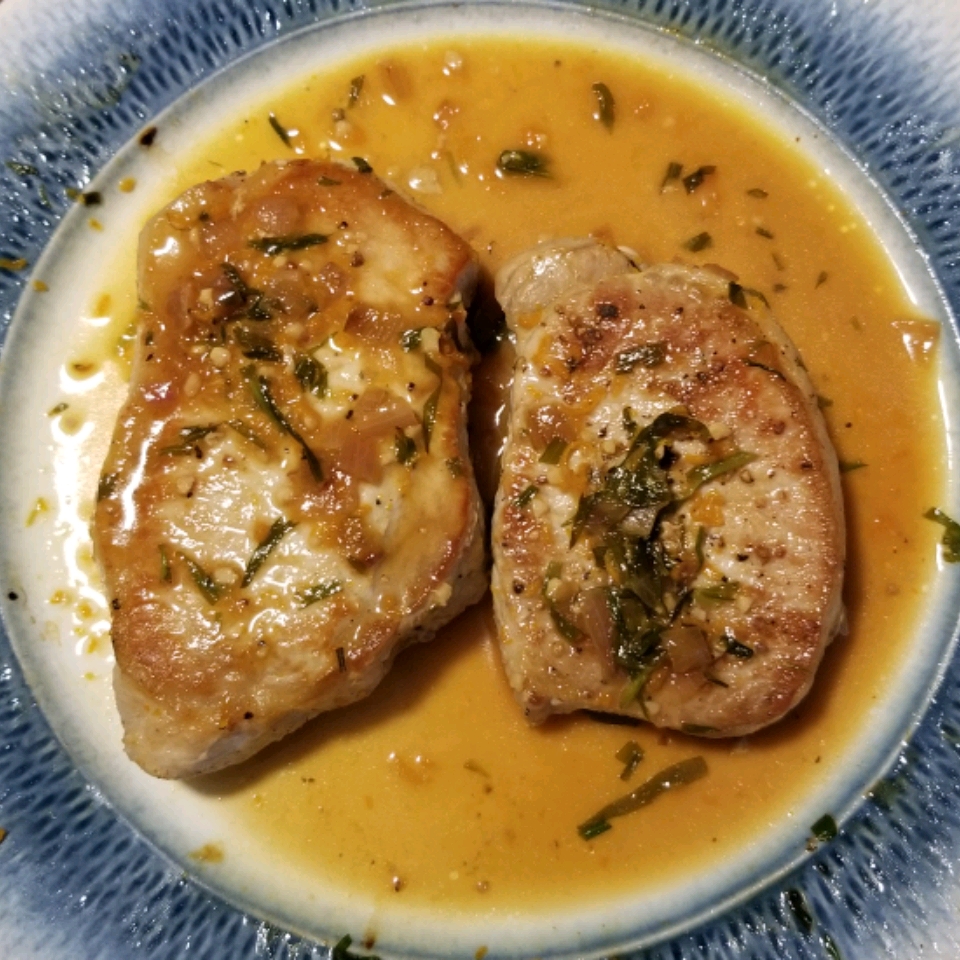 Orange Pork Chops with Tarragon_image