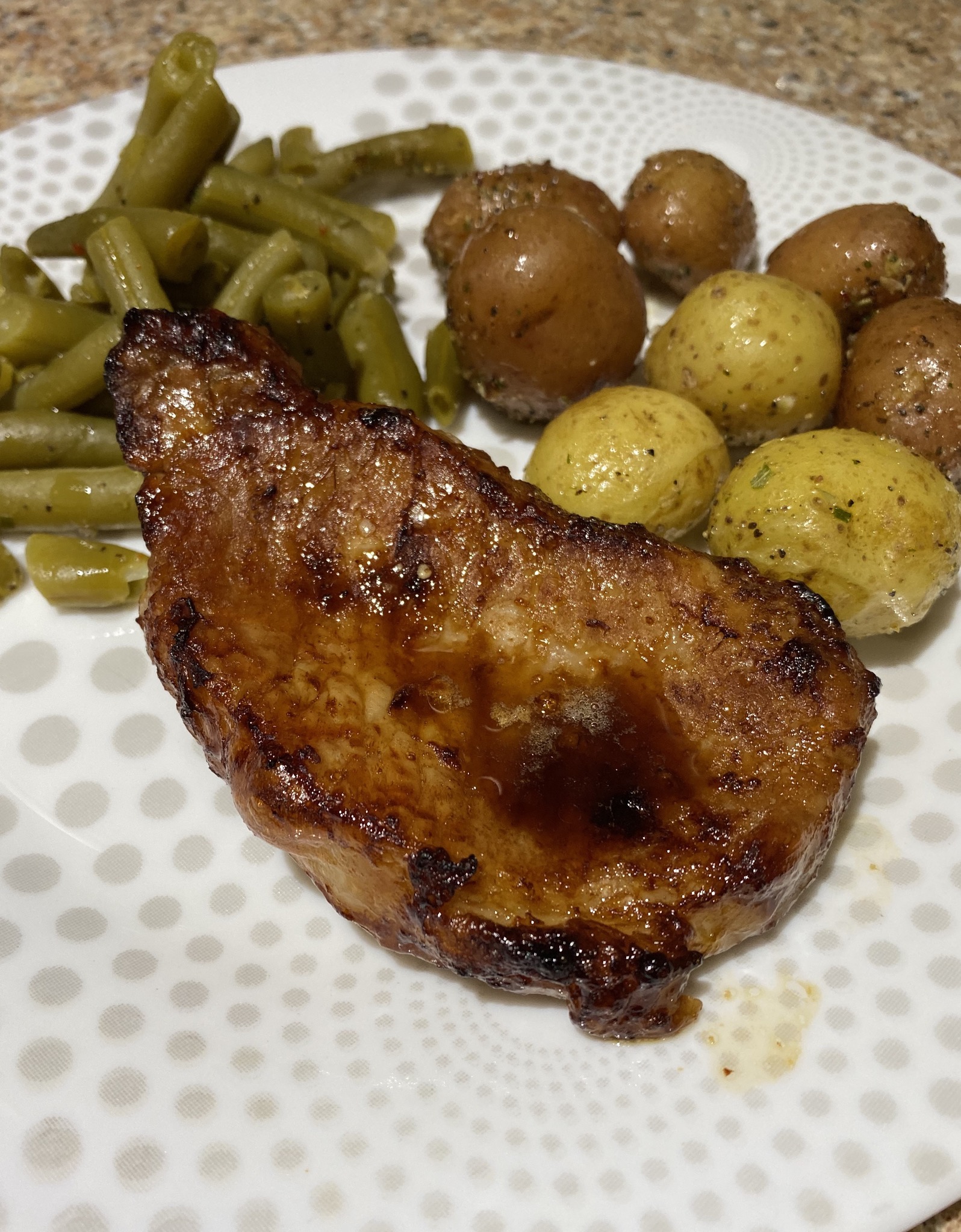 Air Fryer Pork Chops (No Breading) image