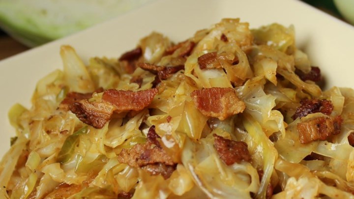 Fried Cabbage with Bacon, Onion, and Garlic Recipe - Allrecipes.com