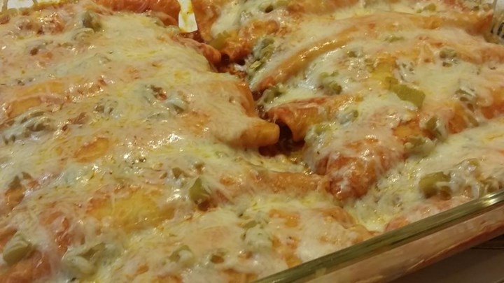 Enchanted Sour Cream Chicken Enchiladas