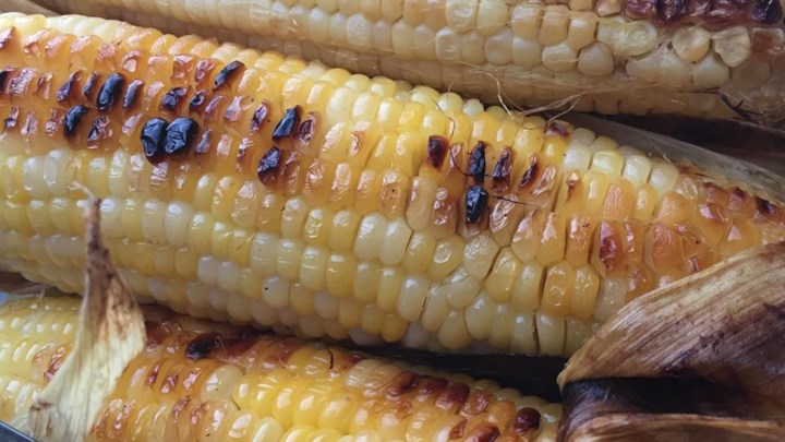 healthy grilled corn  for fourth of july