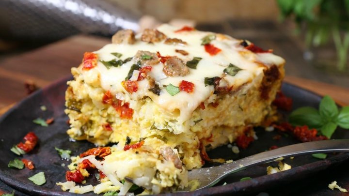 Overnight Slow Cooker Breakfast Casserole